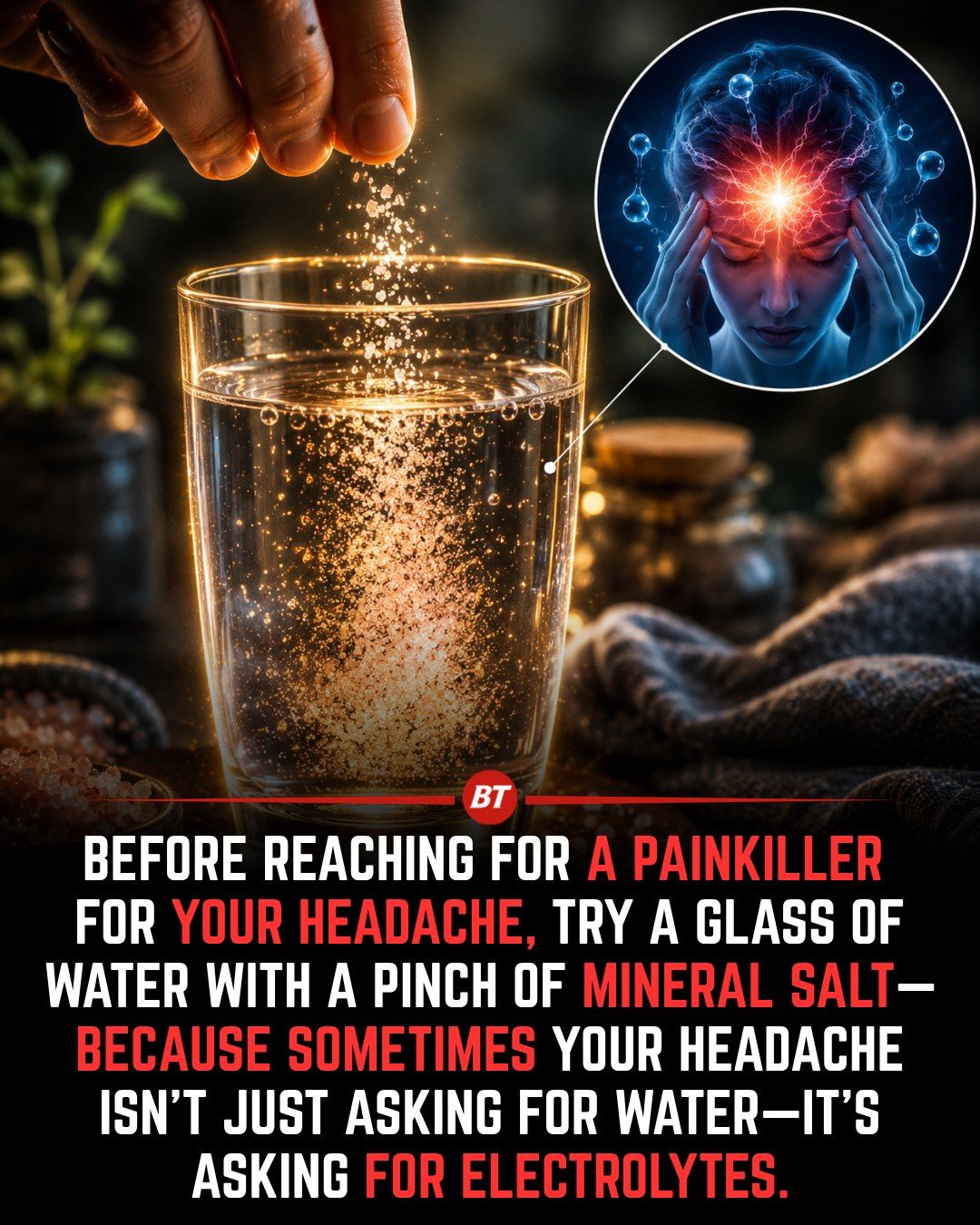 Headaches: Hydrate with Electrolytes for Fast Relief