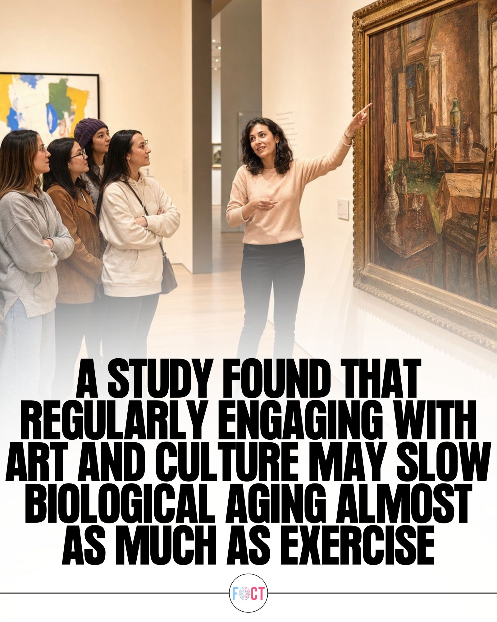 Art's Impact: How Cultural Engagement Slows Aging