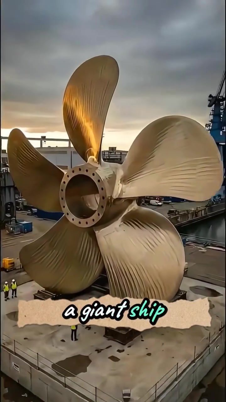The Precise Art of Installing a 30-Ton Ship Propeller