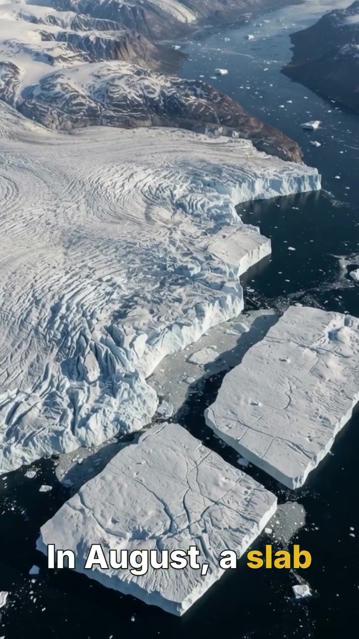 Greenland's Peterman Glacier: Massive Calving Event