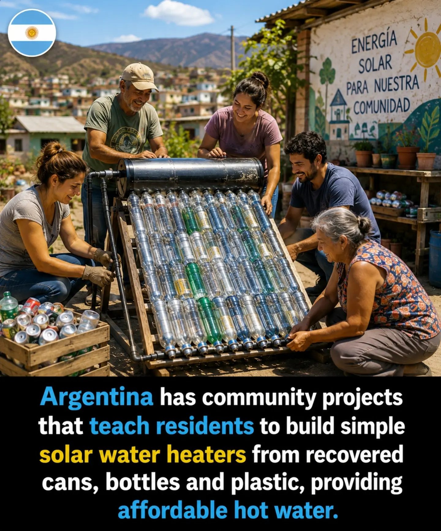 Community-led Solar Water Heaters in Argentina: Affordable and Sustainable