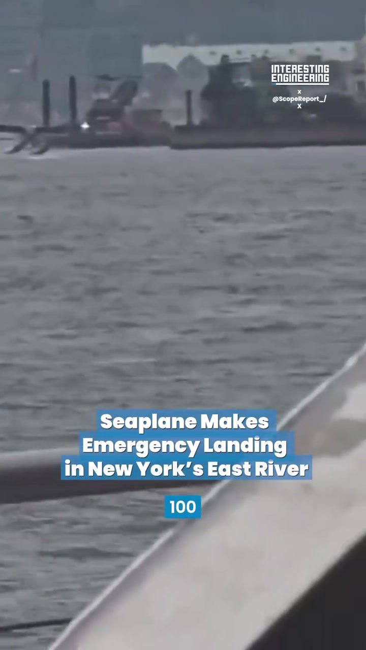 Kodiak 100 Seaplane's Emergency Landing in NYC's East River