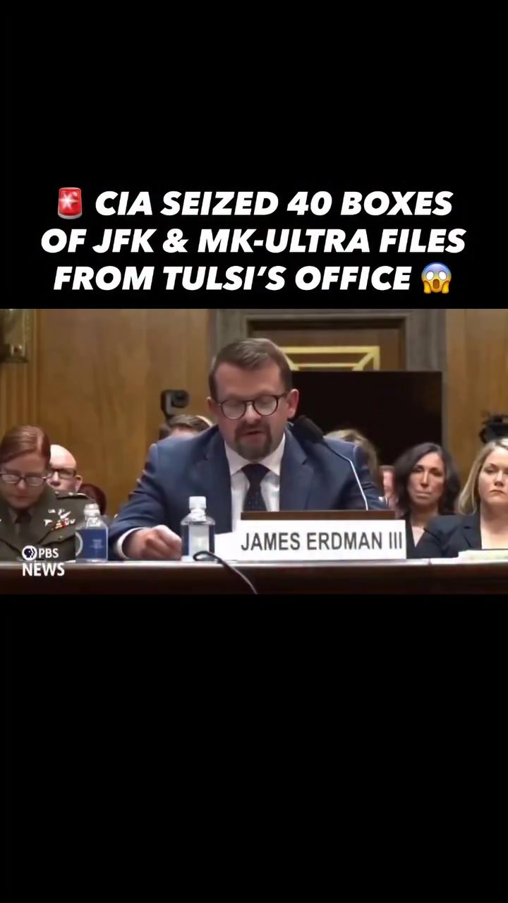 CIA Seizes JFK and MK-Ultra Files from Tulsi Gabbard's Office