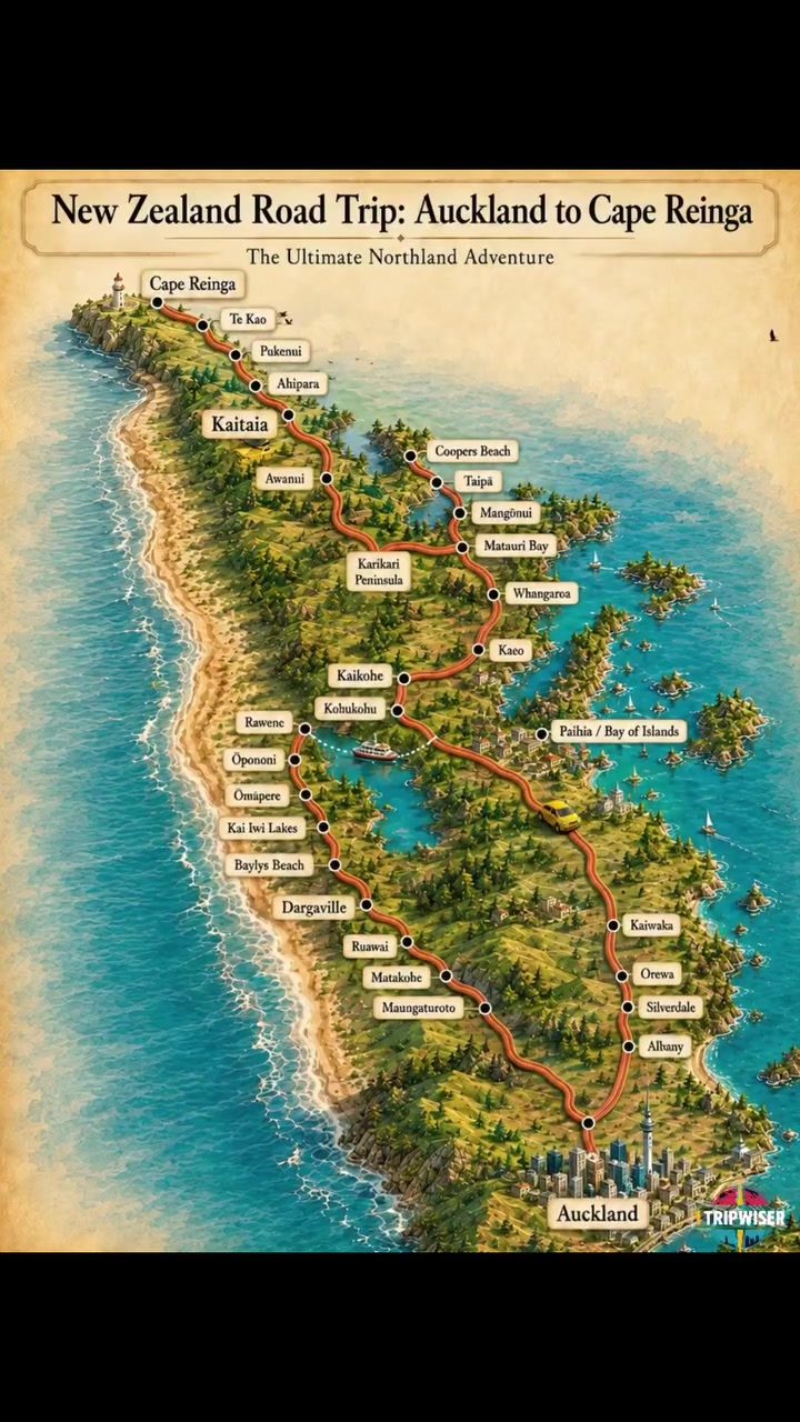 Plan Your Ultimate Northland Adventure: Auckland to Cape Reinga Road Trip