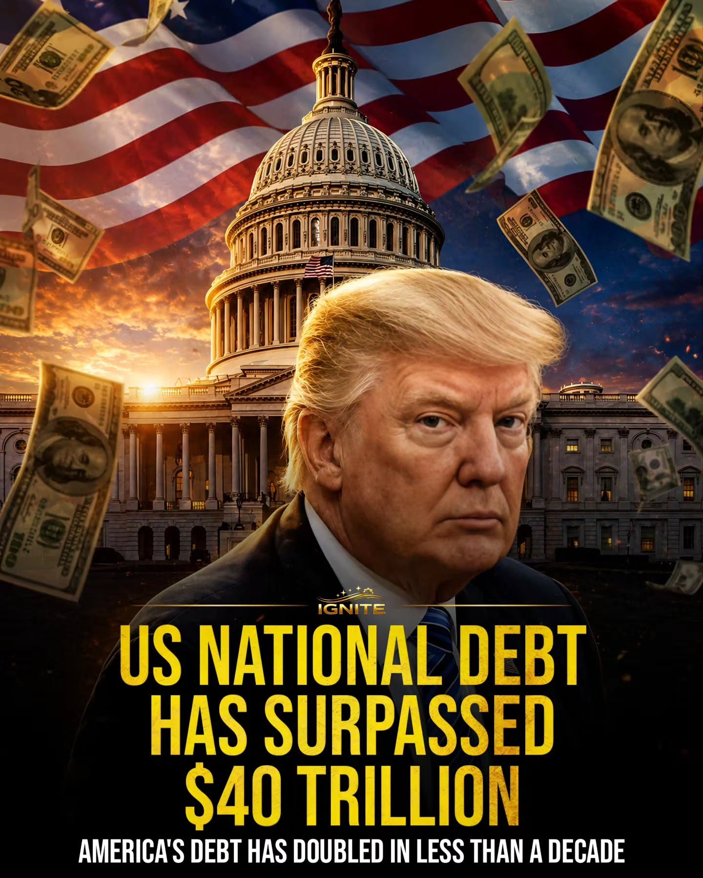 America's National Debt: $40 Trillion and Rising