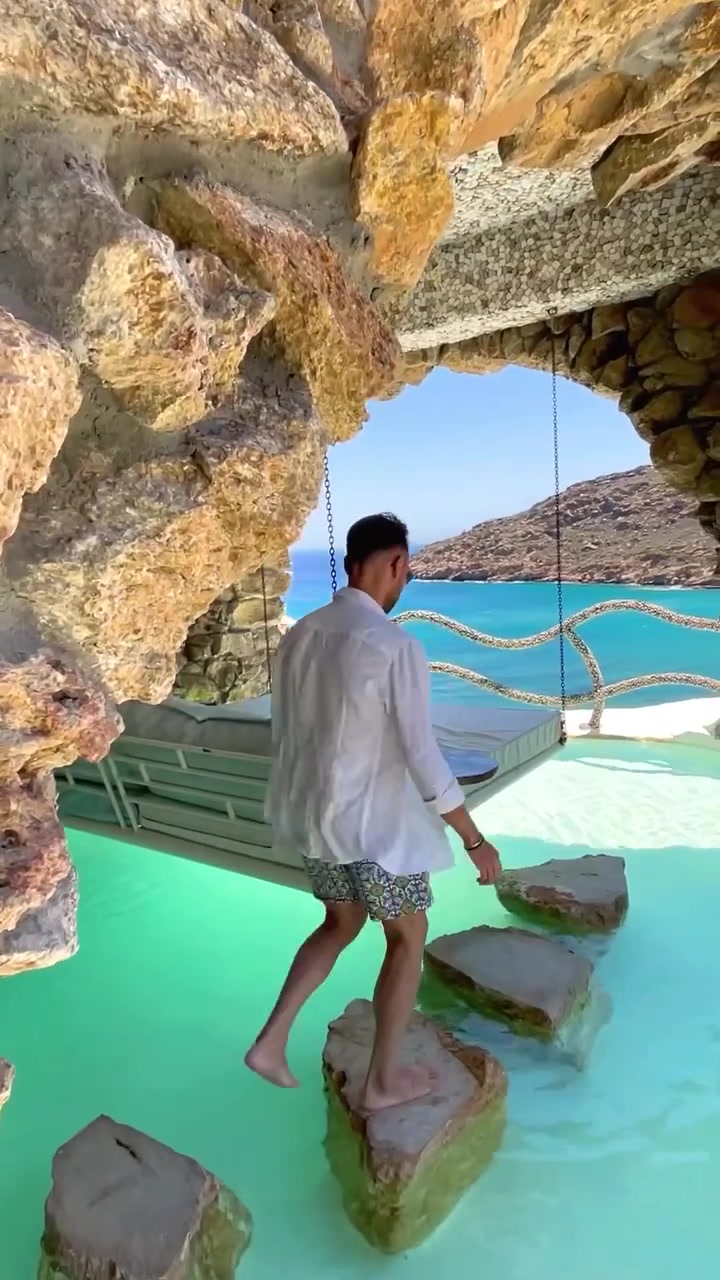 Luxury Pool Swing in Ios, Greece