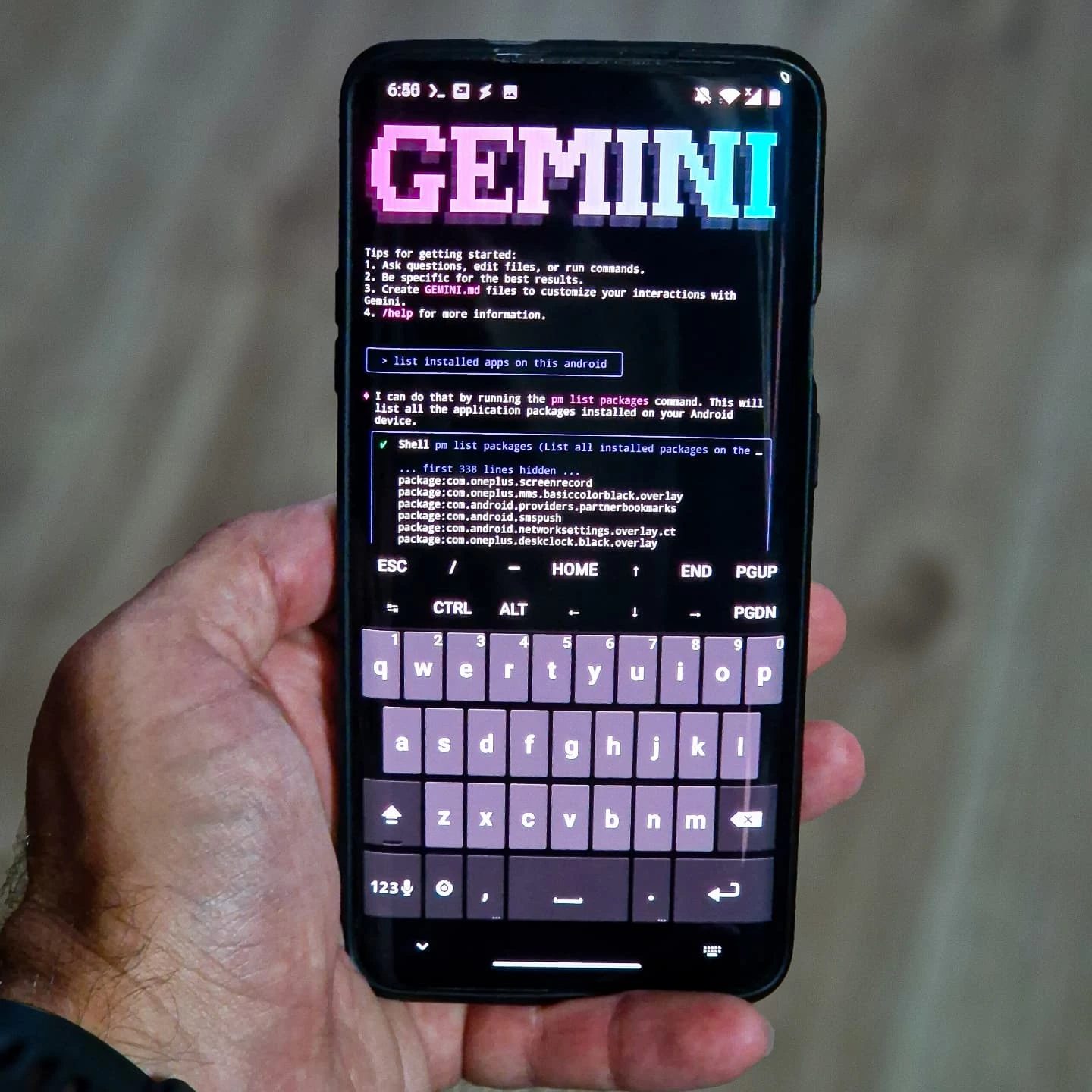 Install Gemini CLI on Android for Penetration Testing