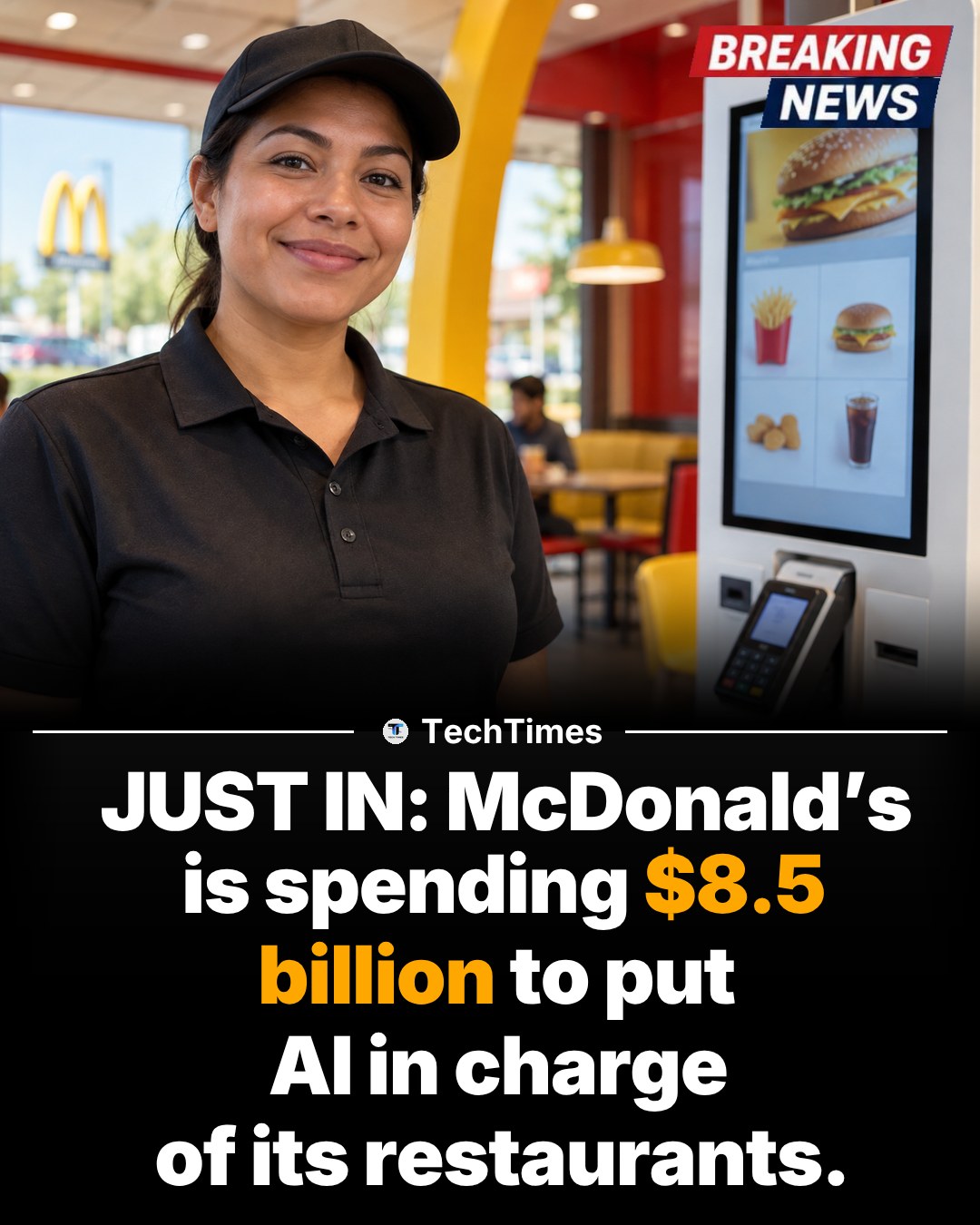 McDonald's $8.5 Billion AI Investment in Restaurants
