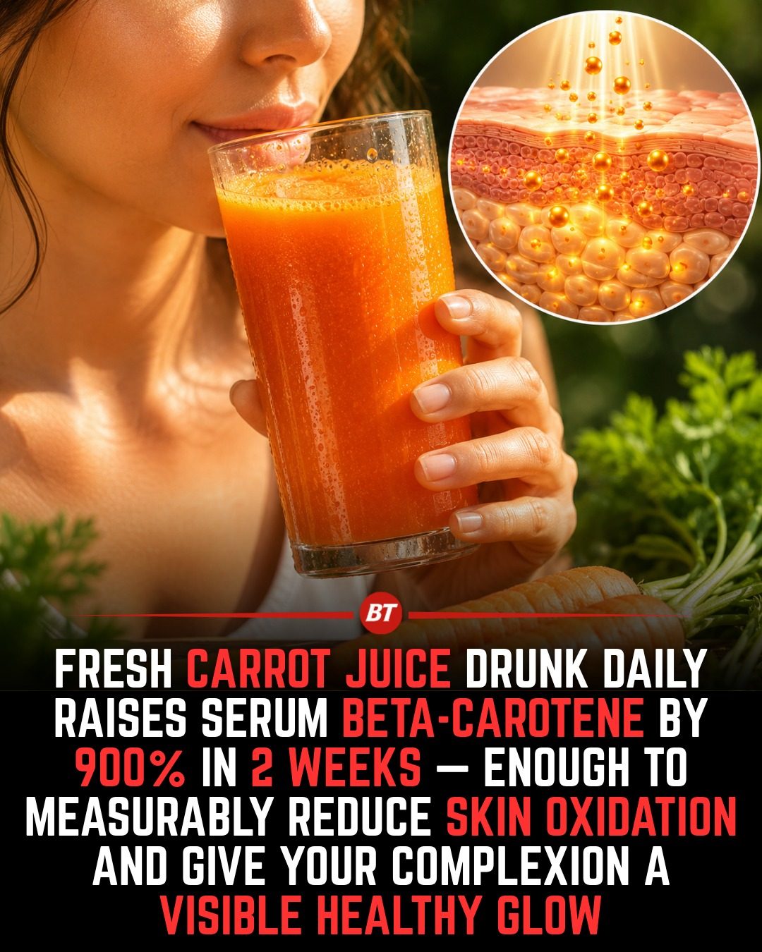 Carrot Juice: Boost Skin Health with Beta-Carotene