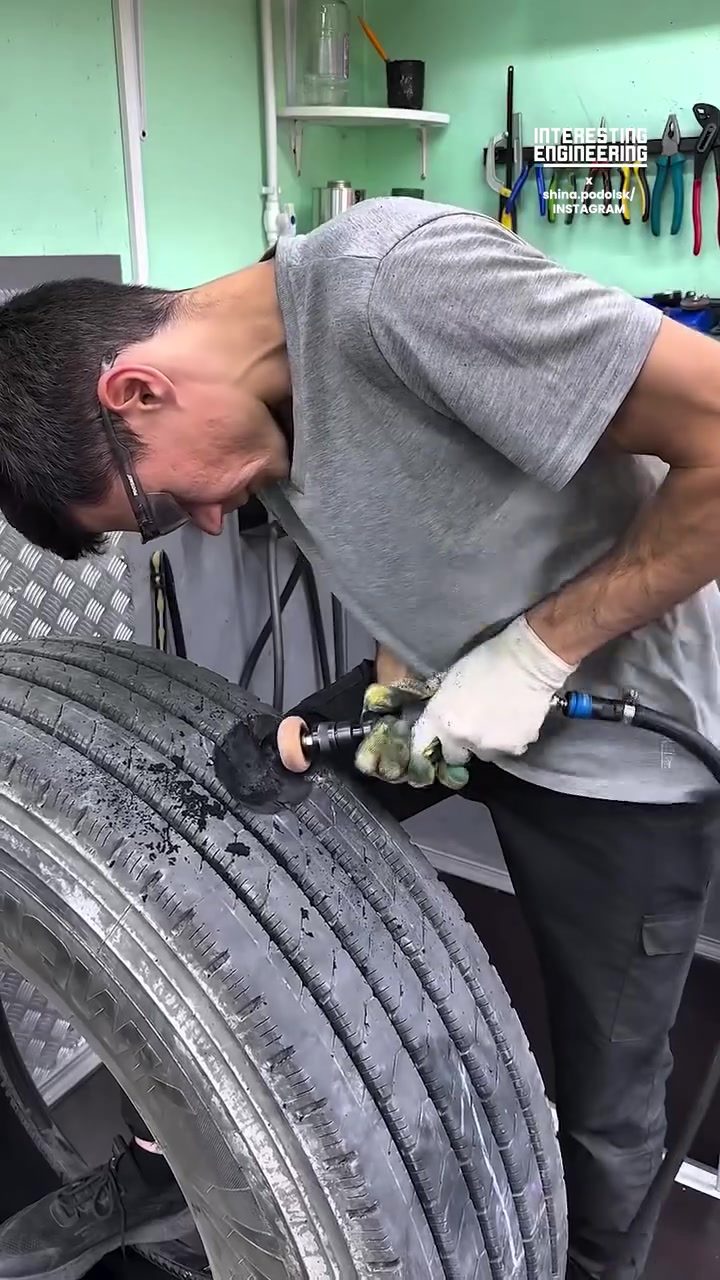 **Hot Vulcanization: Restoring Truck Tire Treads with Heat & Rubber**