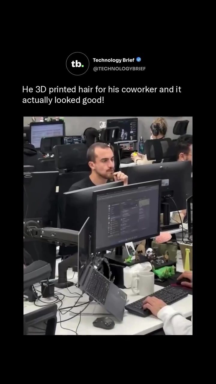 3D Printing in Action: Hair Printer Surprises Coworker