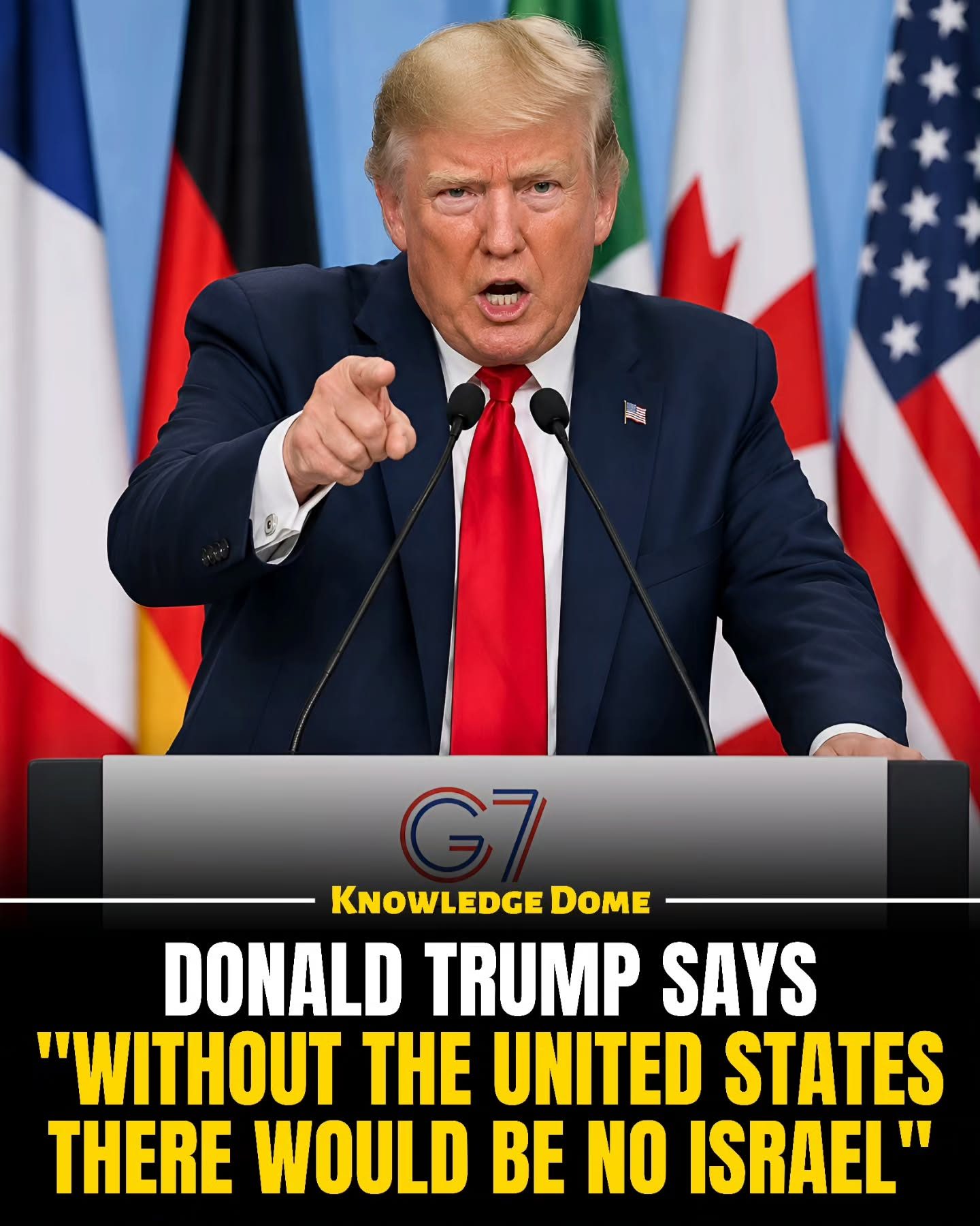 Trump's Remarks on Israel at G7 Summit Spark Controversy