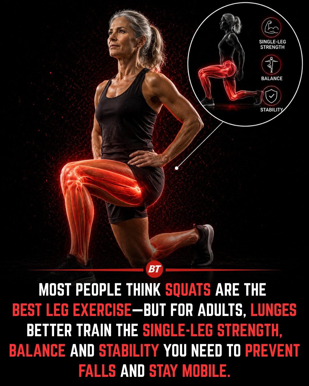 Lunges for Healthy Aging: Improve Balance and Fall Prevention