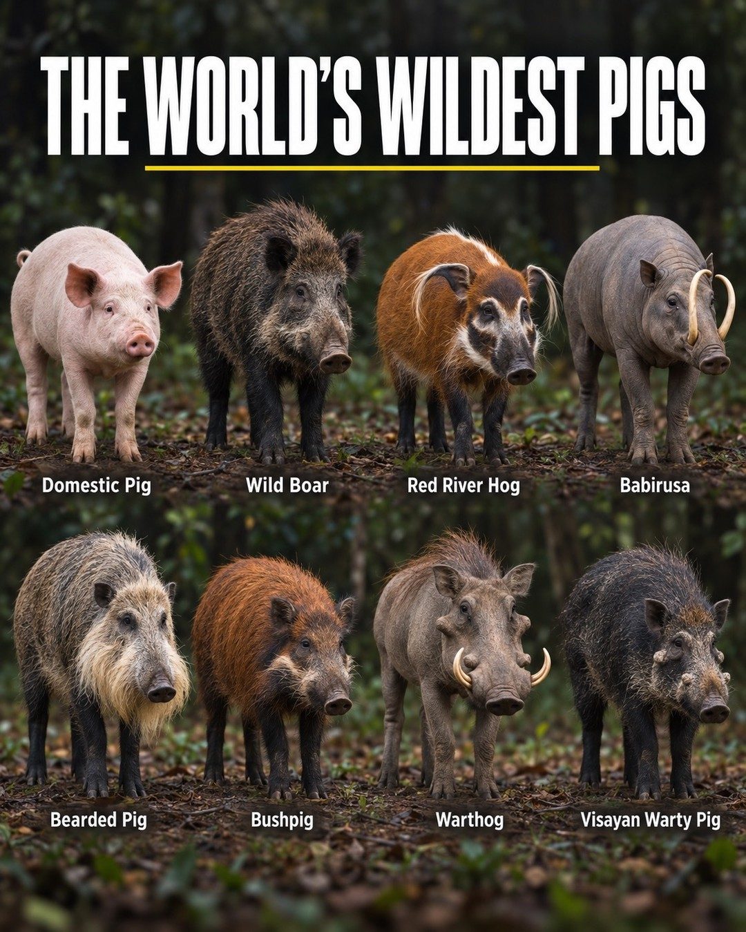 Wild Pig Species: A Visual Guide
