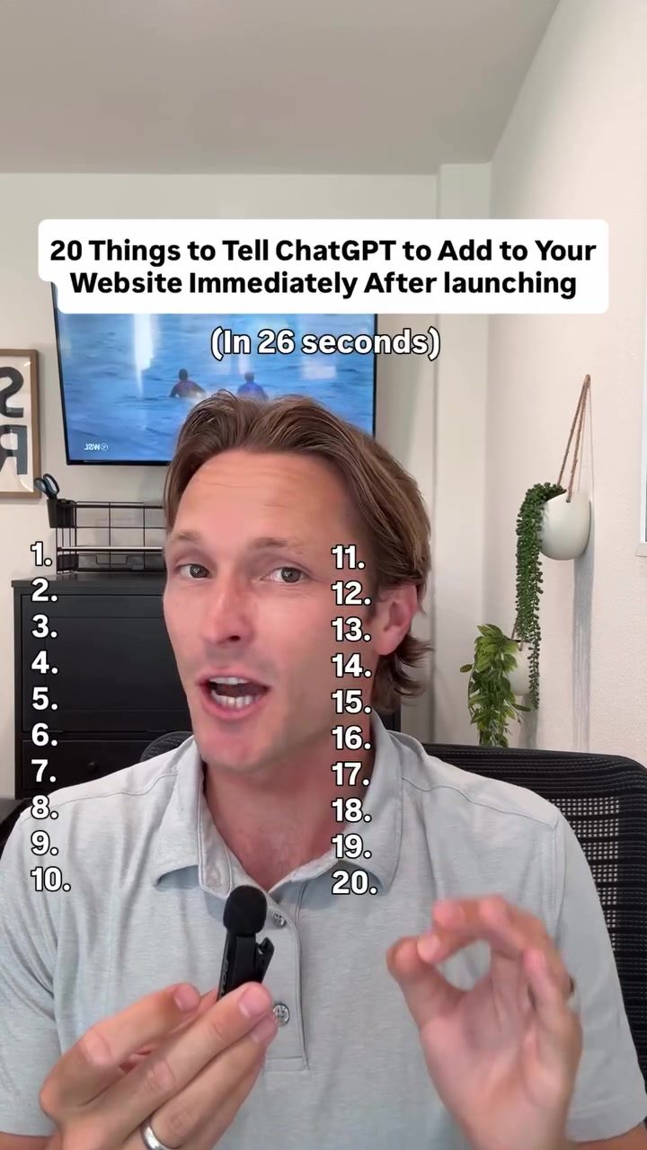 20 Essential Website Elements to Add with ChatGPT Post-Launch