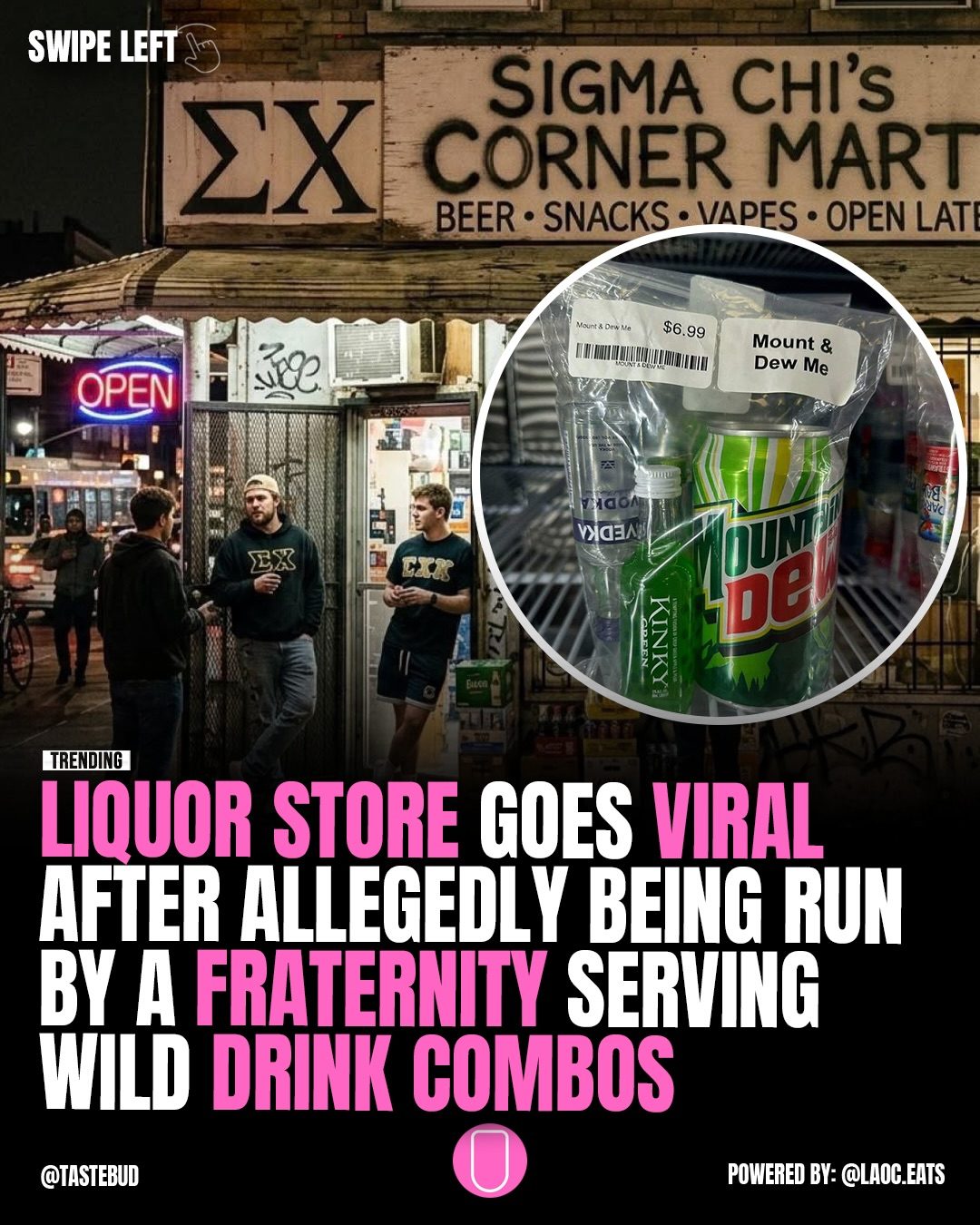 Sigma Chi's Corner Mart: Unique Drink Combinations Go Viral
