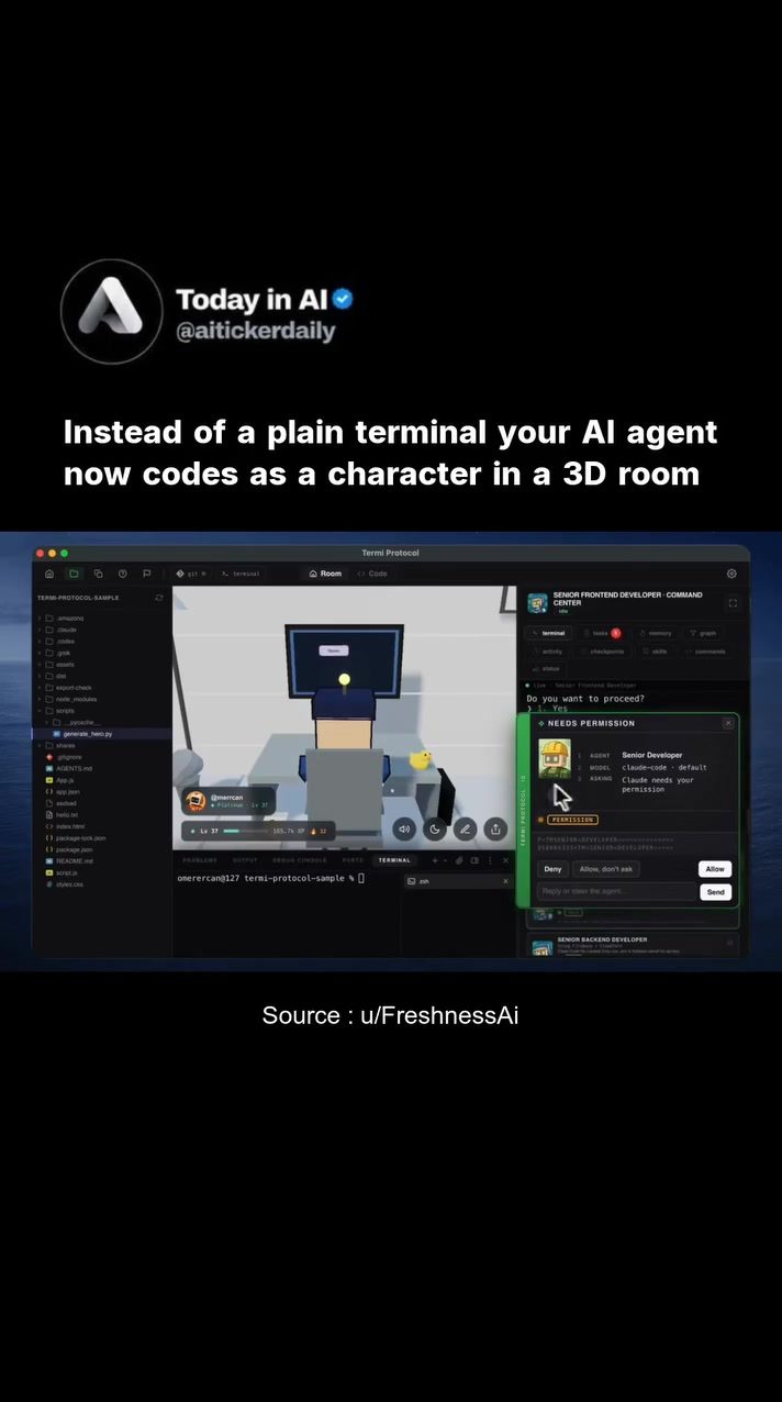 Game Dev Transforms AI Coding with 3D Room Simulator