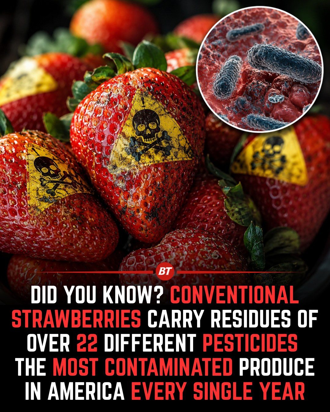 Pesticides in Strawberries: Why They're the Most Contaminated Produce