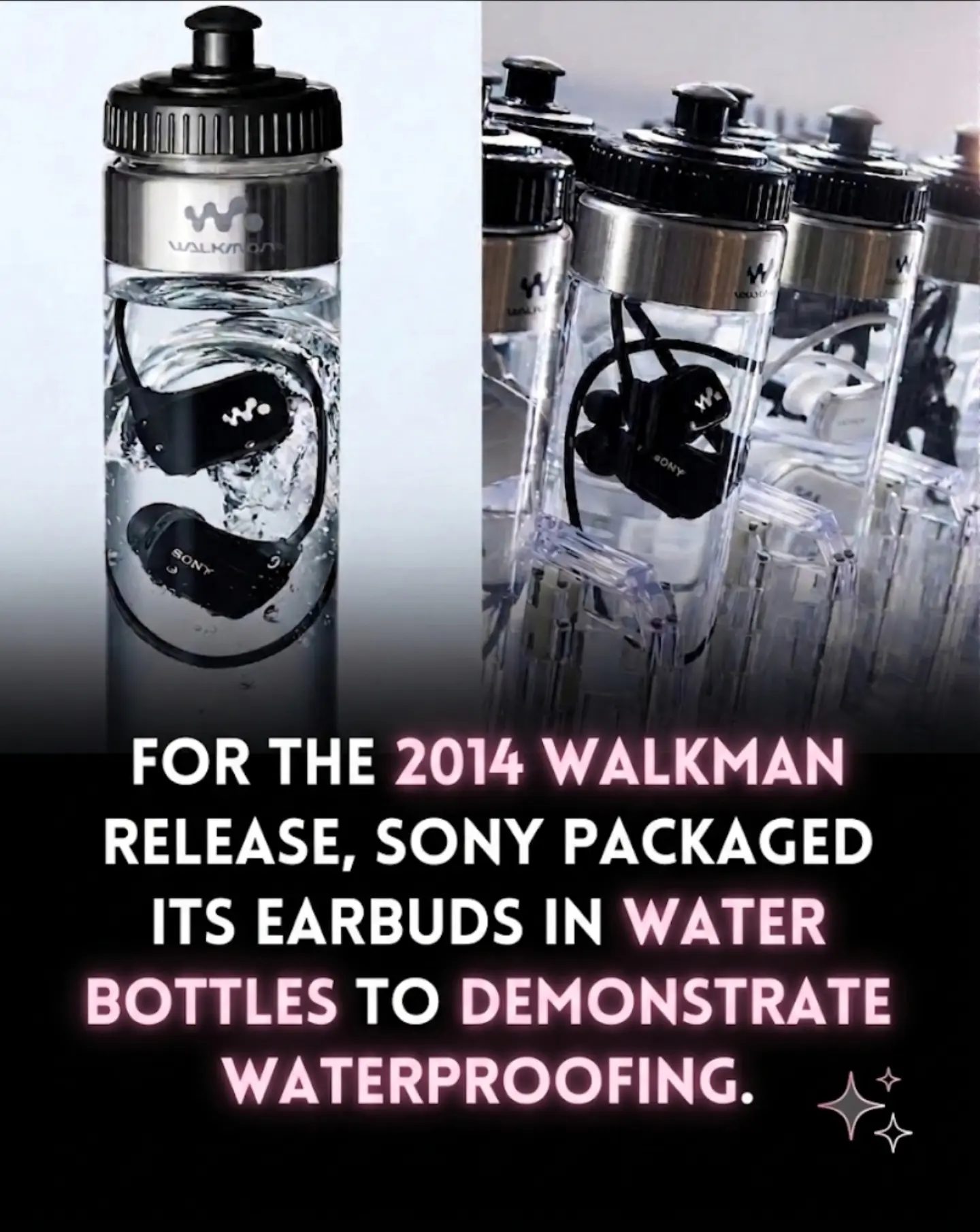 Sony's Creative Waterproof Earbud Marketing Campaign