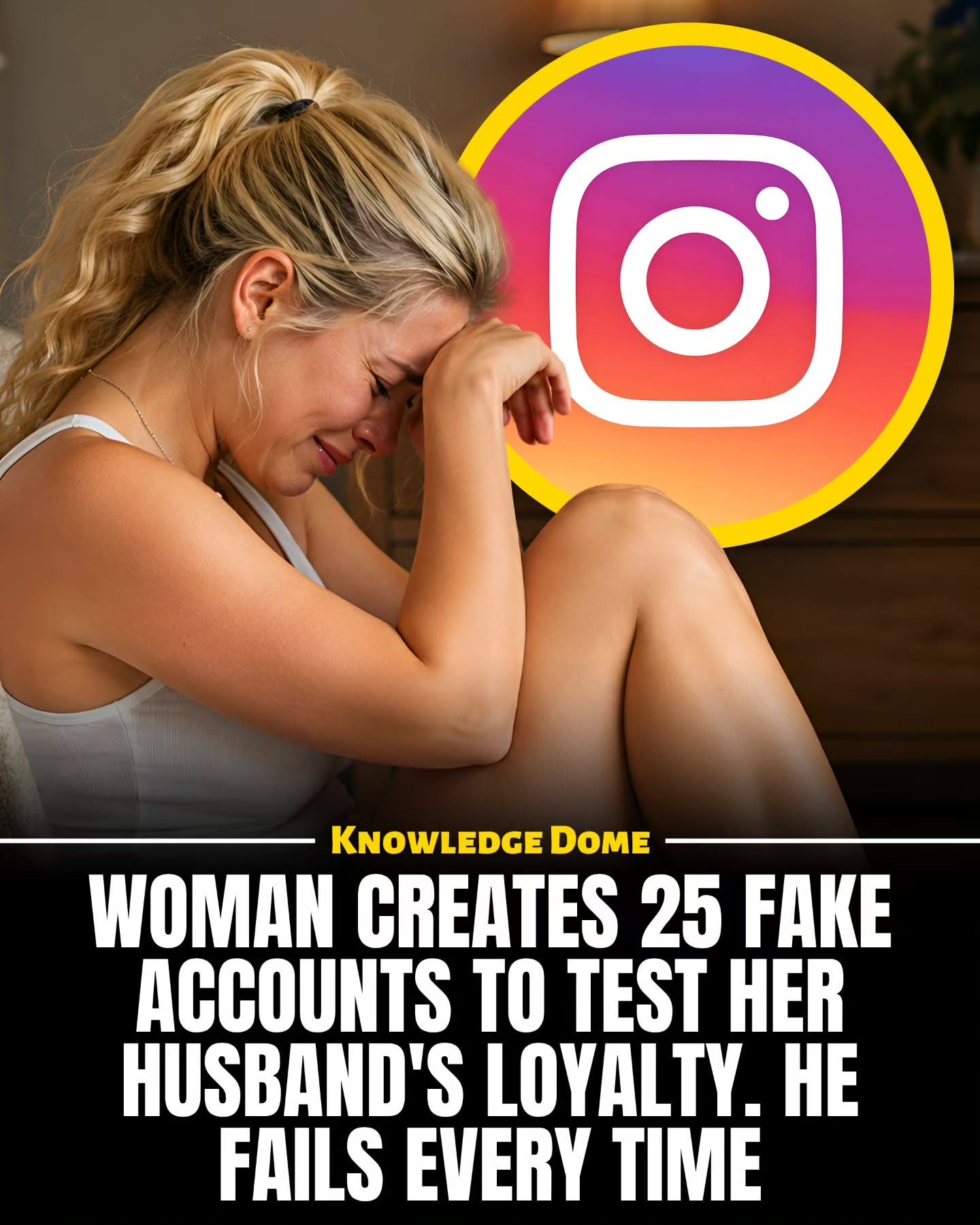 Woman's Extreme Test of Husband’s Loyalty With 25 Fake Accounts