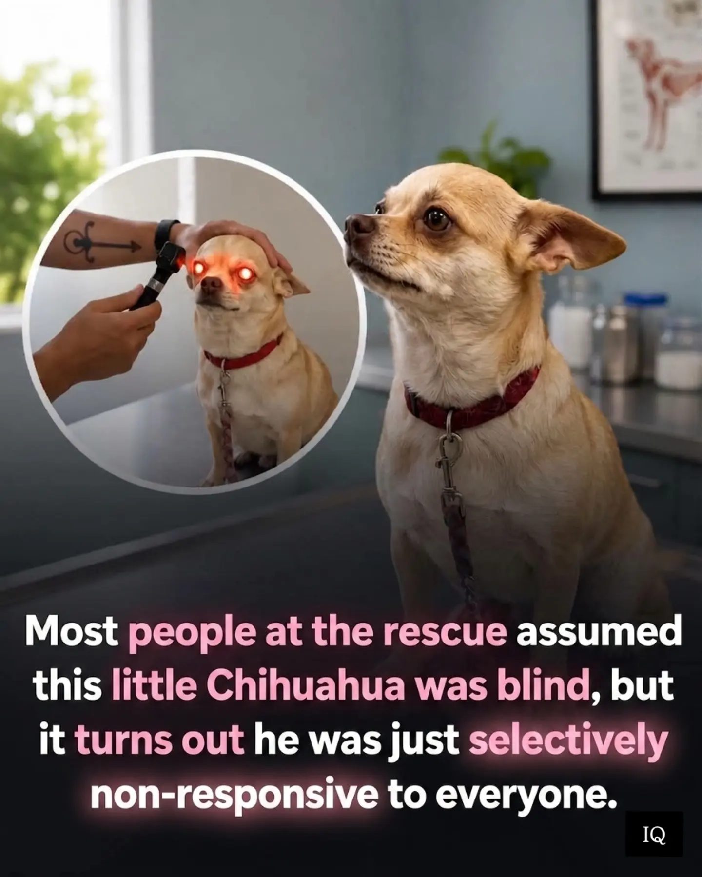 Chihuahua's Surprising Eye Exam: Selective Ignorance