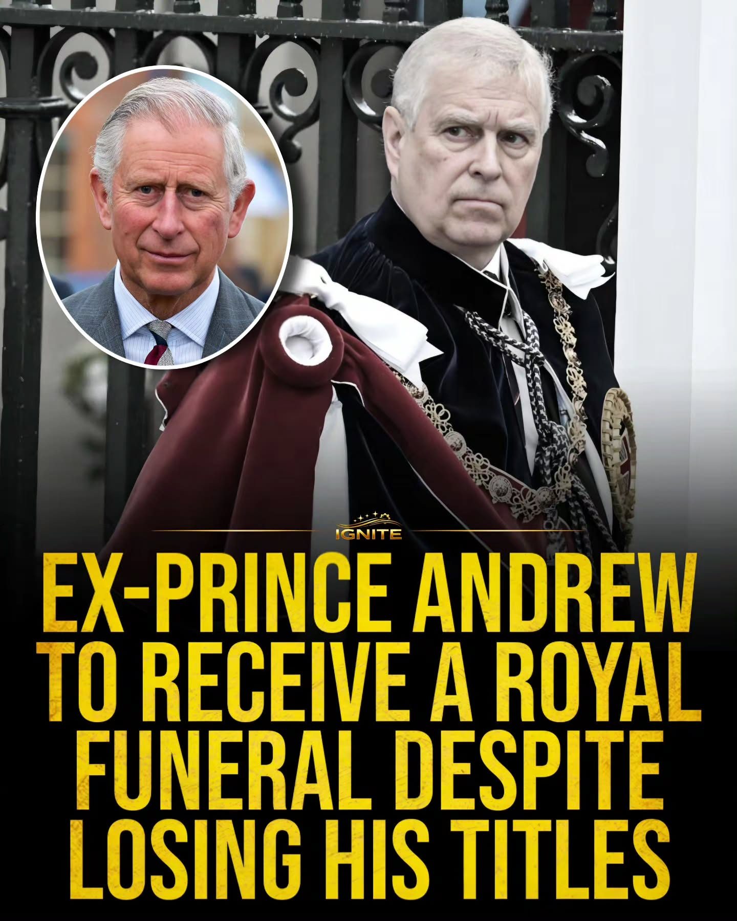 Prince Andrew: Royal Funeral Plans Amid Title Loss