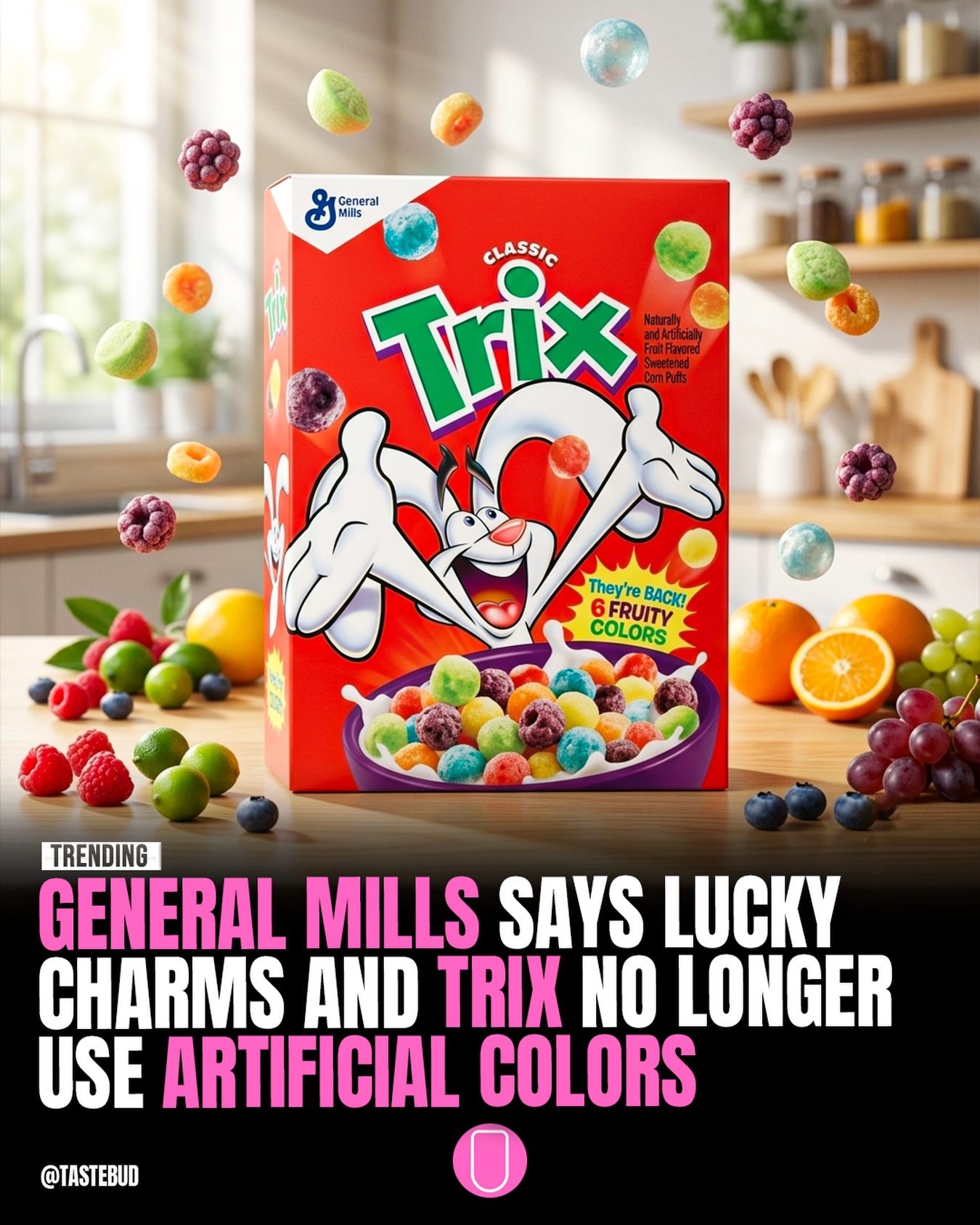Trix Cereal Returns with Natural Ingredients