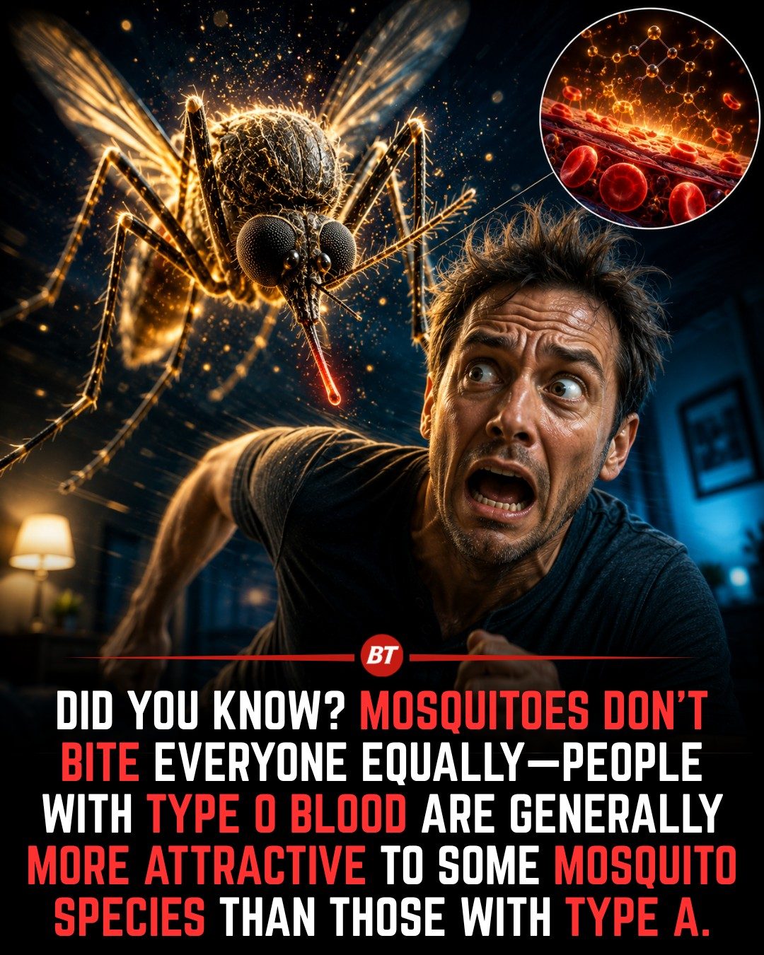 Why Mosquitoes Prefer Type O Blood