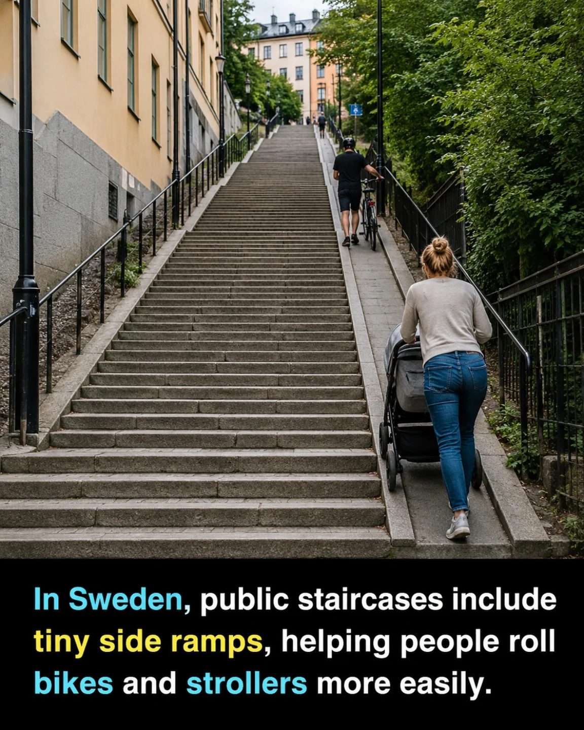 Innovative Design: Sweden's Accessible Public Staircases