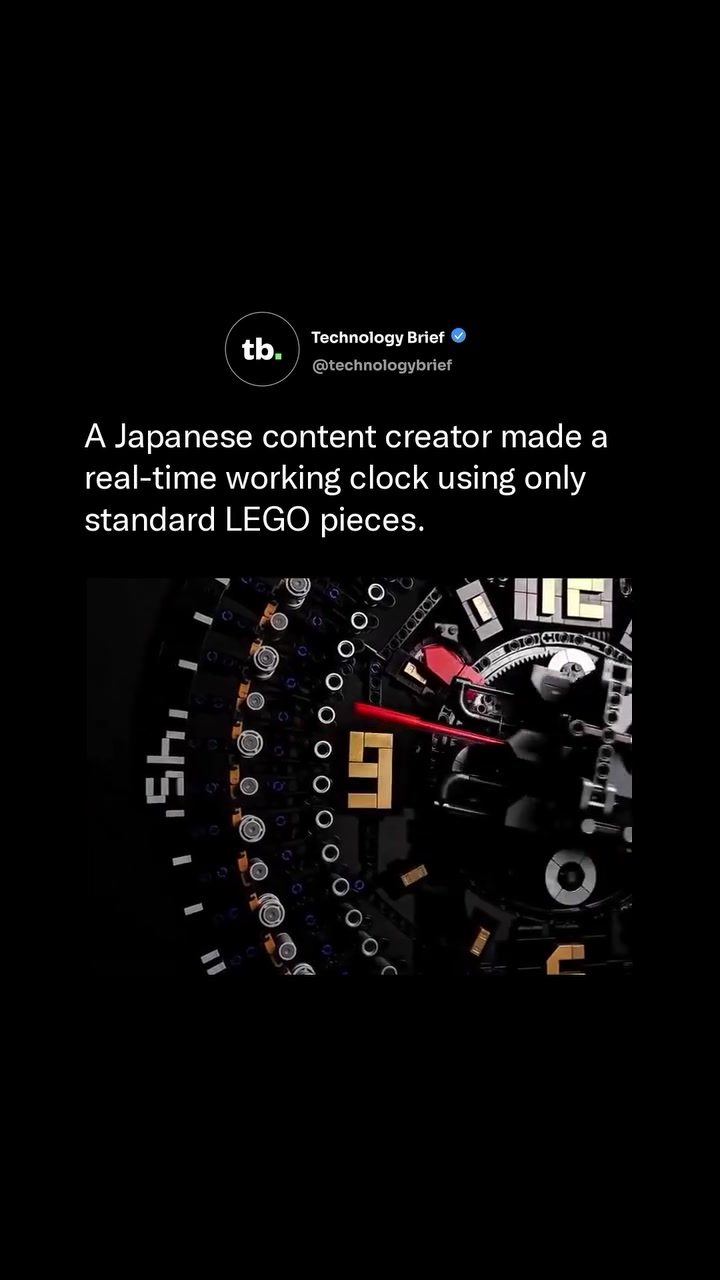 LEGO Flip Clock: Japanese Creator's  Masterpiece