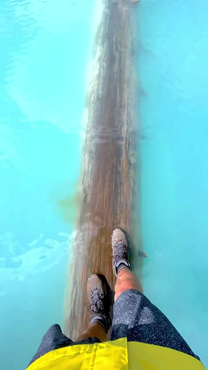 Mountain Lake Hike: Scenic First-Person Journey