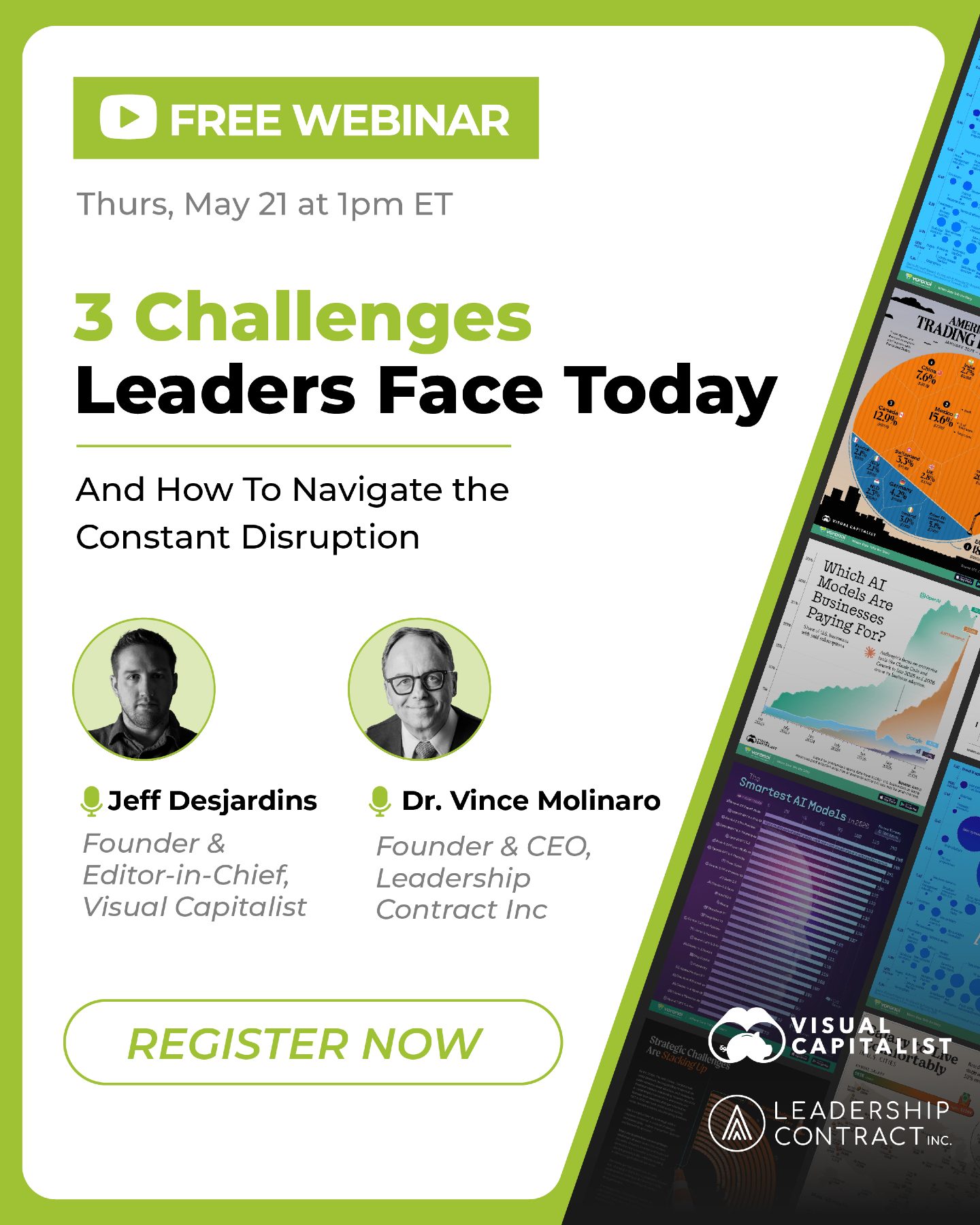**Mastering Leadership in Turbulent Times: A Webinar with Jeff Desjardins and Dr. Vince Molinaro**