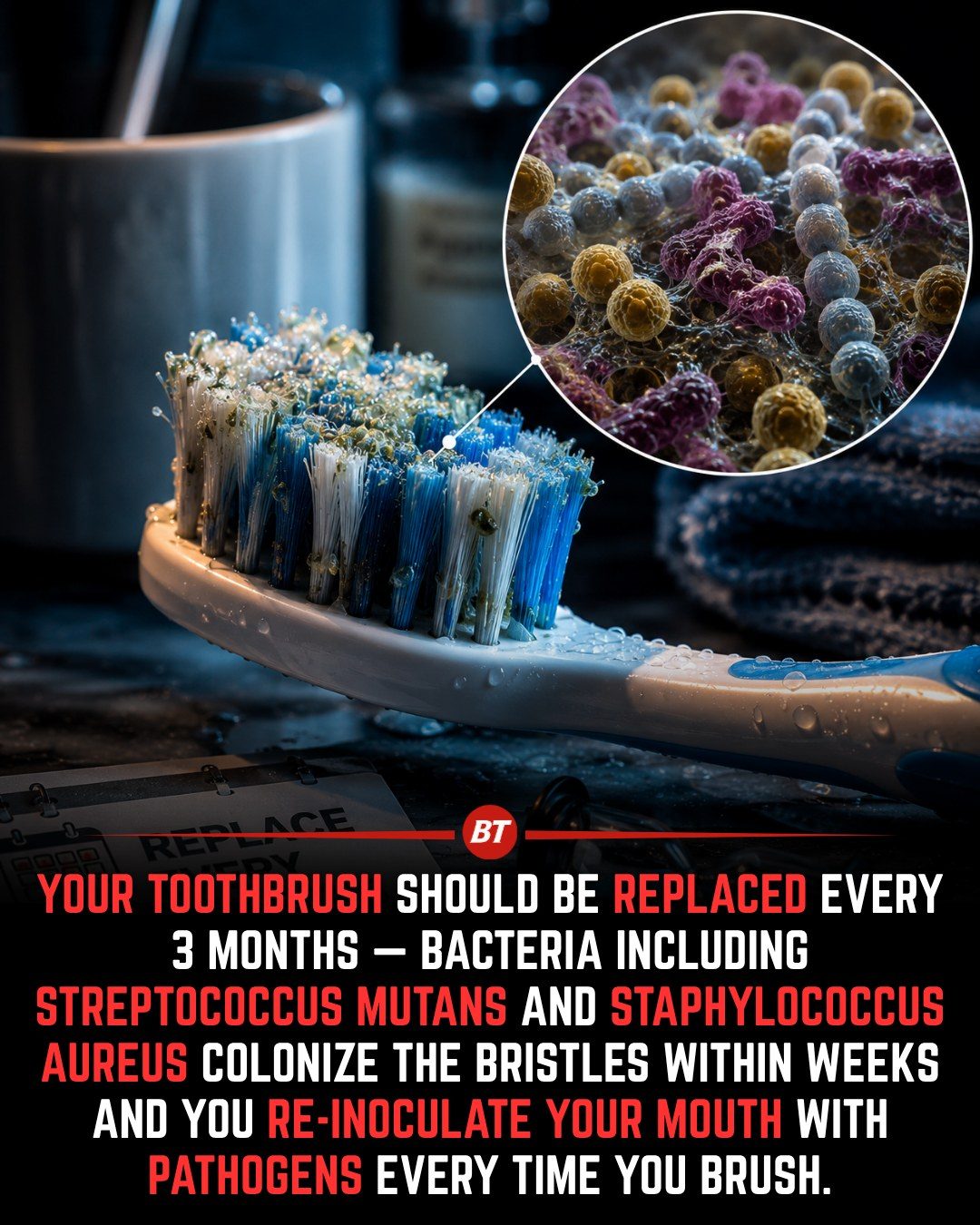 Toothbrush Bacteria: Why It's Crucial to Replace Every 3 Months