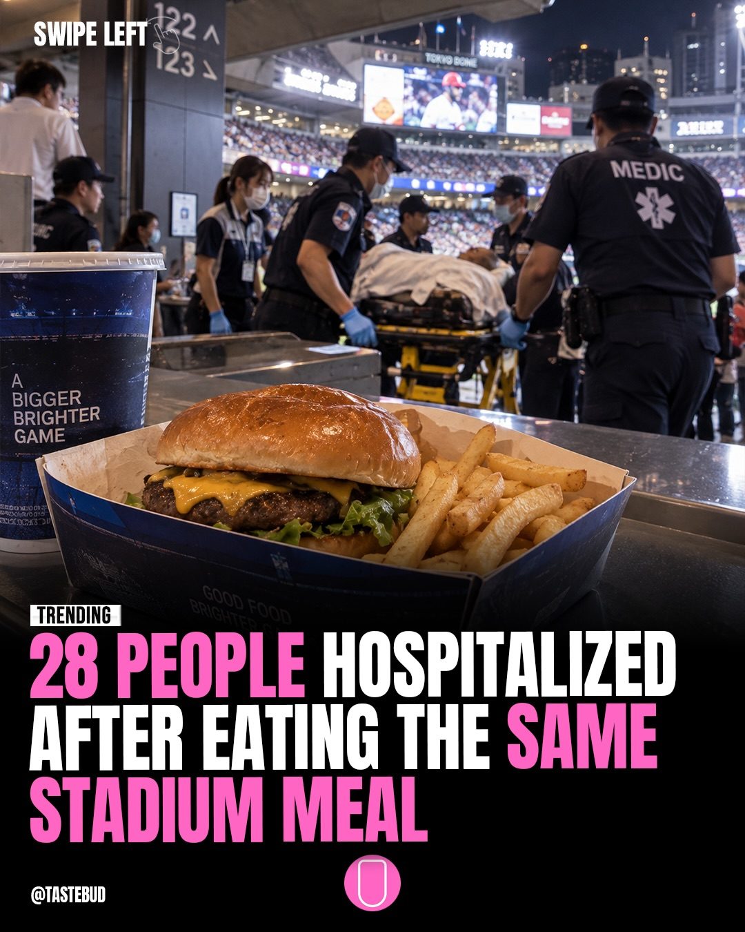 Tokyo Dome Food Poisoning: 28 Hospitalized