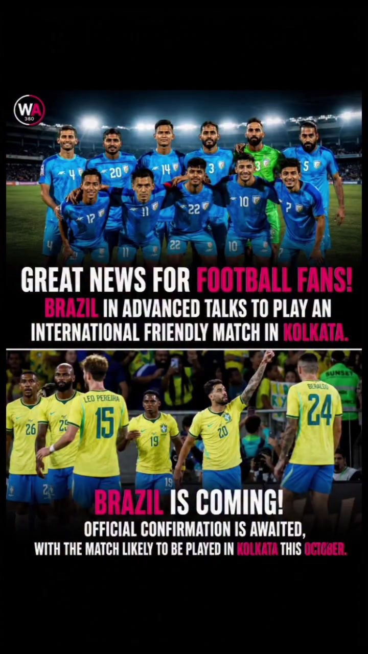 Brazil vs. India: How a Friendly Match Could Boost Kolkata's Sports Scene