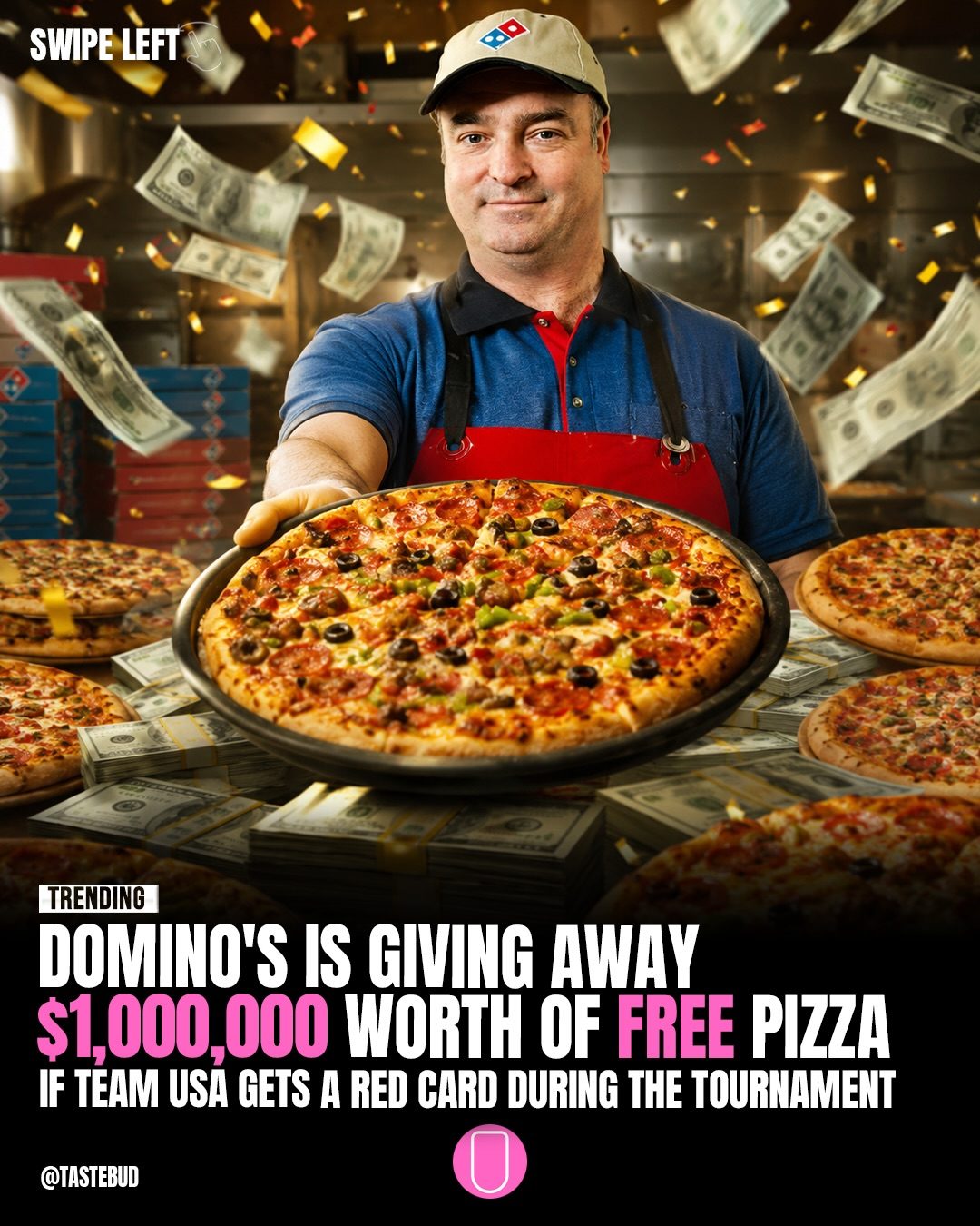 Domino's Free Pizza Giveaway Tied to USA Soccer Red Card
