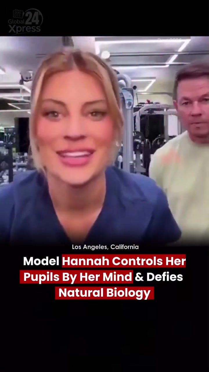 **Model Hannah Shows off Rare Mind Control of Her Pupils in Viral Video**