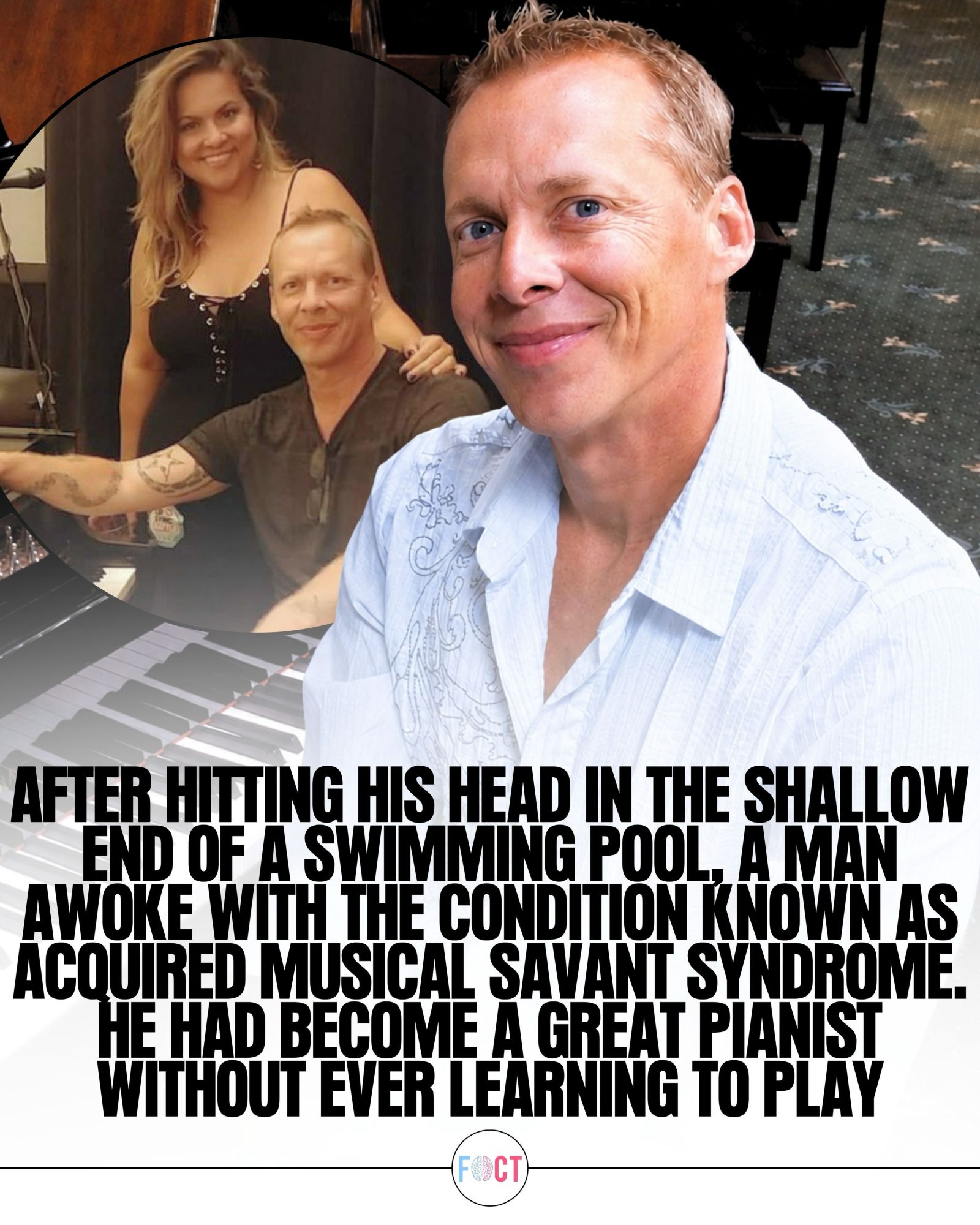 Derek Amato's Incredible Journey with Acquired Musical Savant Syndrome.