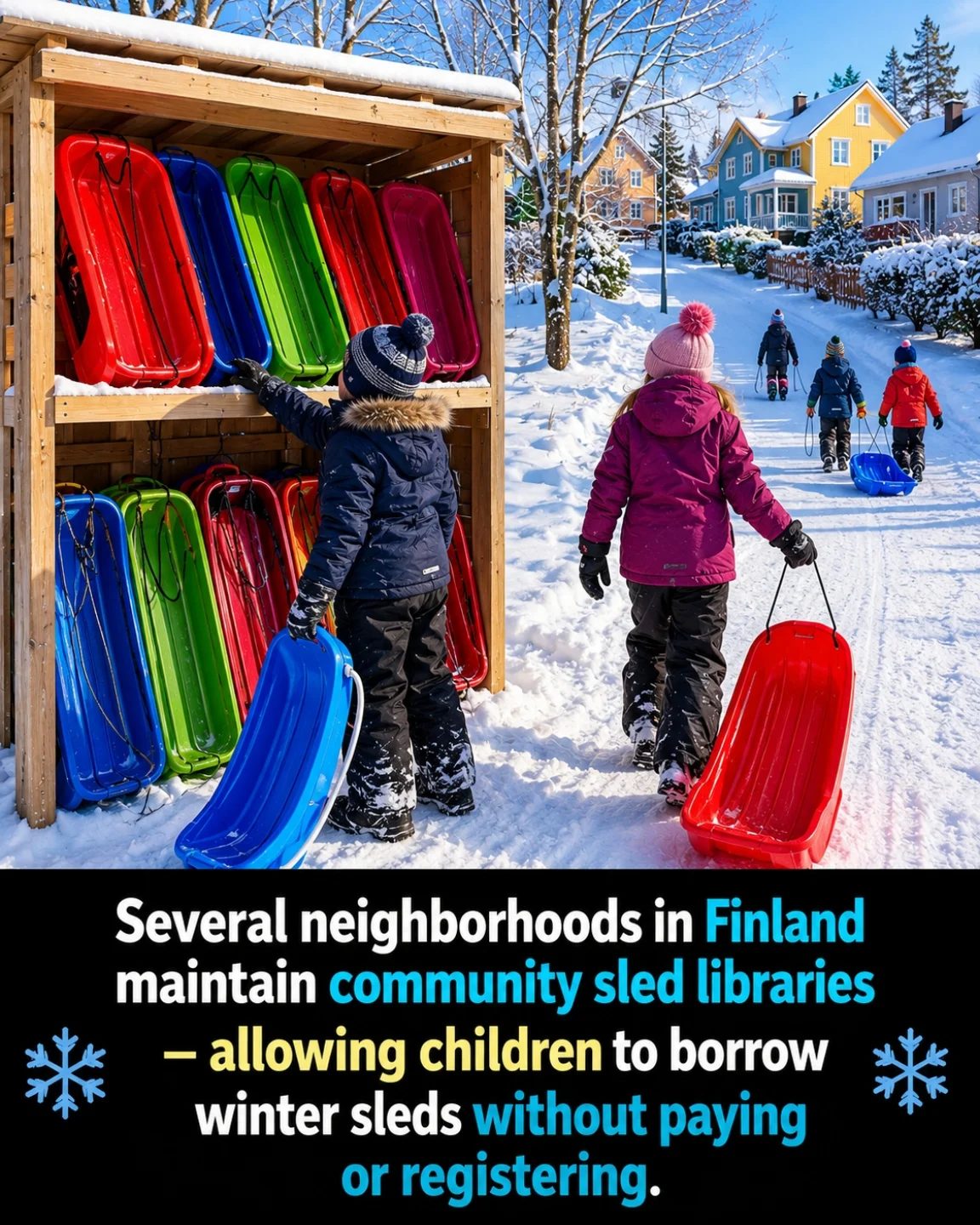 Sledding for Free: Finland's Community Sled Libraries