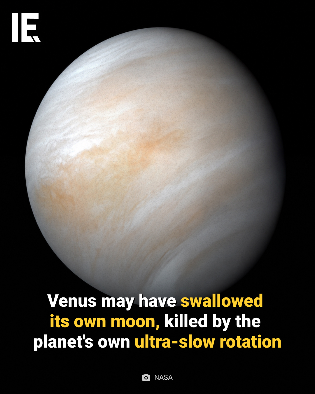 Venus' Moon: NASA Theory on Its Disappearance