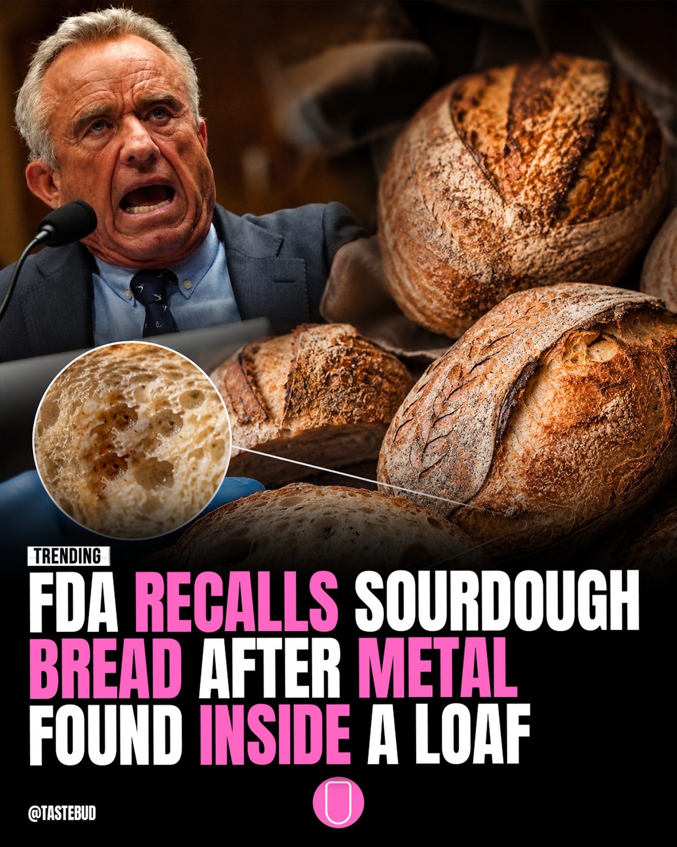 FDA Sourdough Bread Recall Due to Metal Contamination