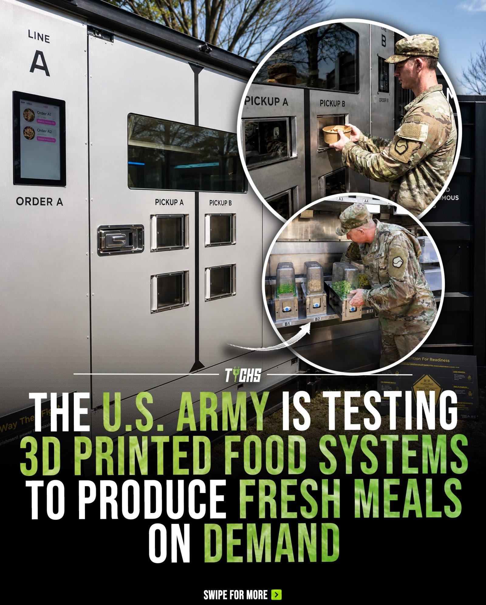 U.S. Army Tests 3D Printing for Fresh Field Meals