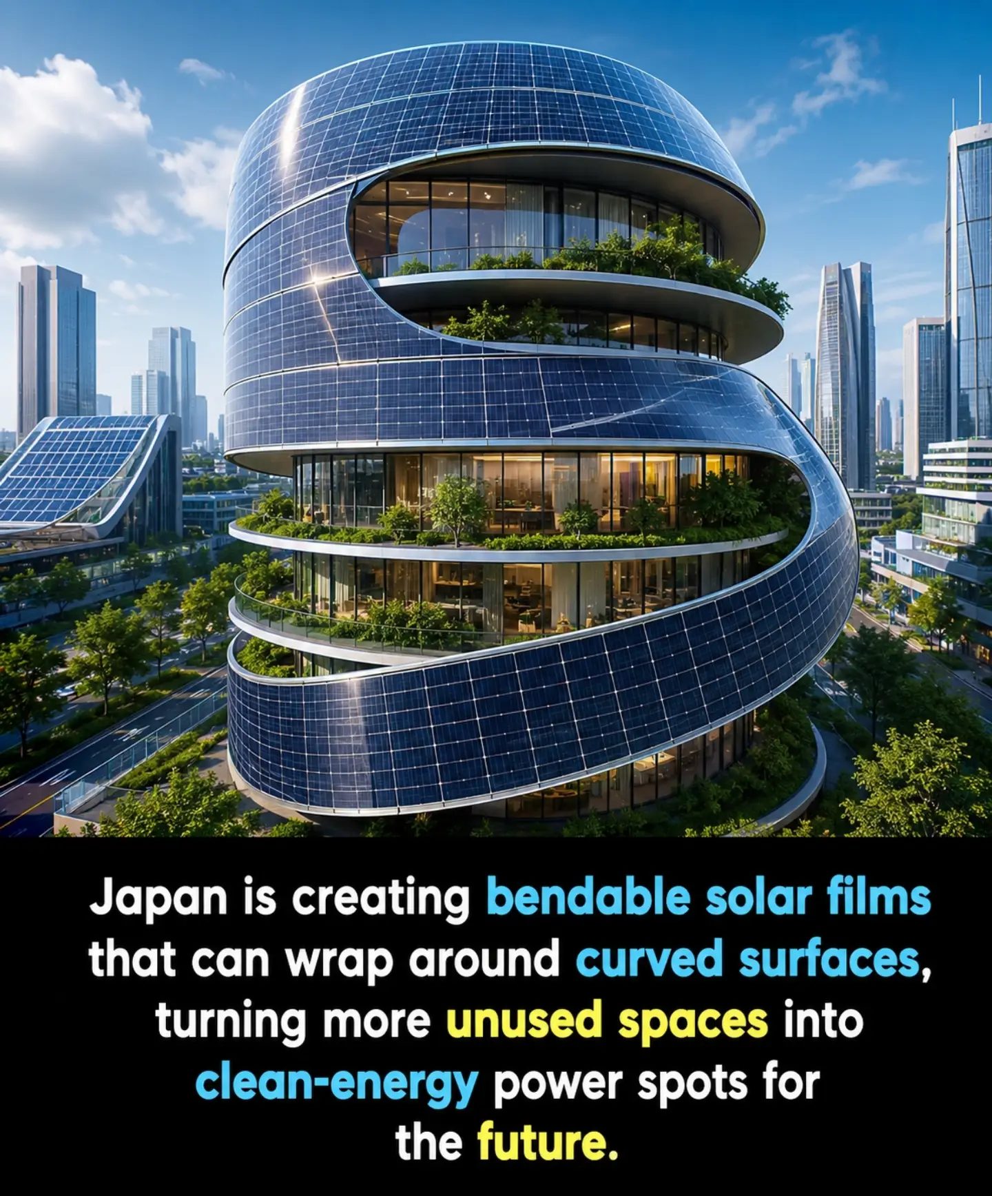 Japan's Innovative Bendable Solar Films for Clean Energy