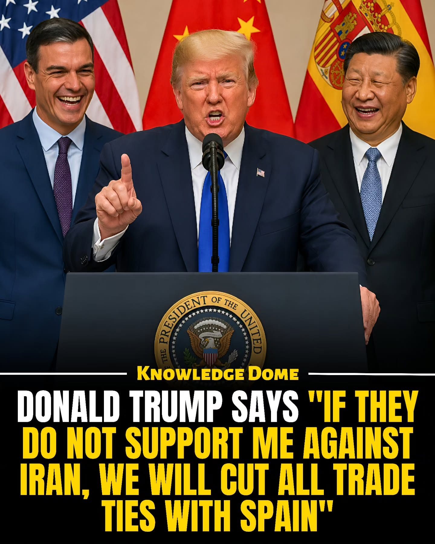 Trump Threatened Trade War With Spain Over Iran Conflict