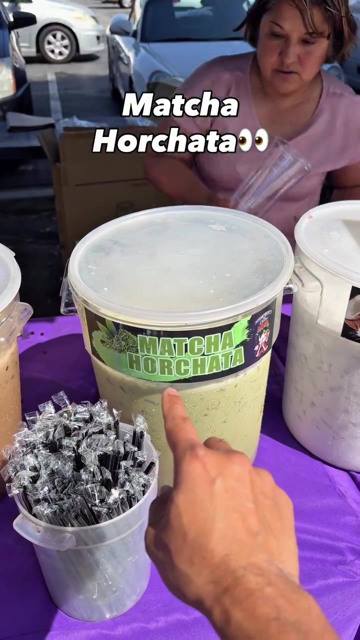 How to Make Matcha Horchata Drink