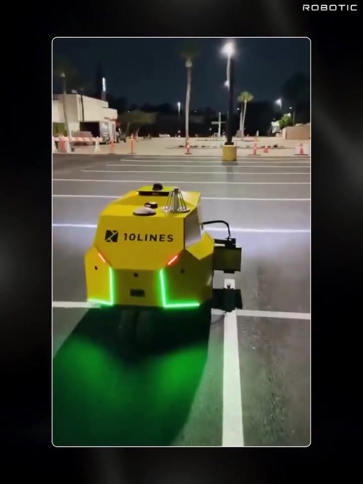 10LINES Road Marking Robot: Automating Precision