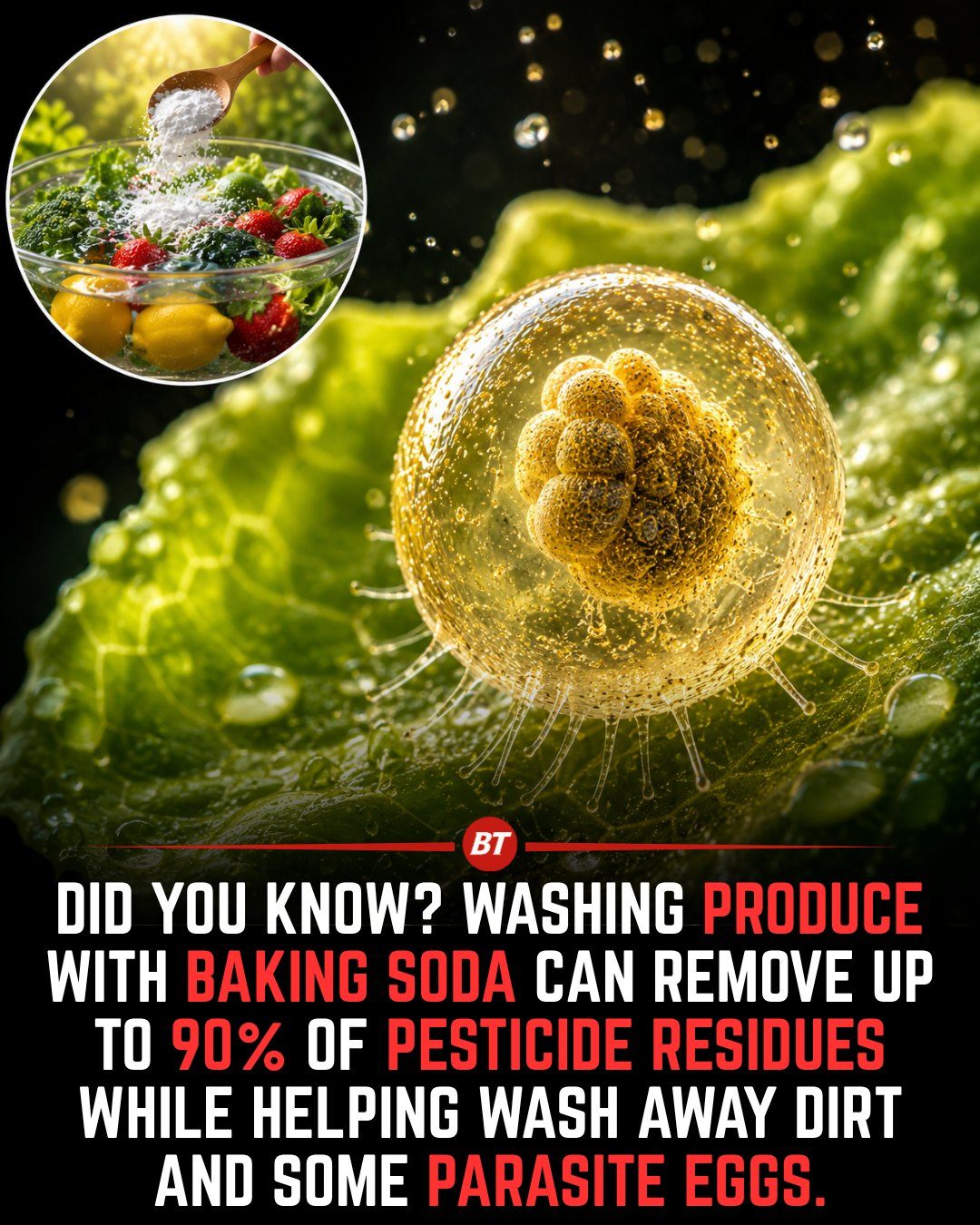 Baking Soda Soak: Effective Produce Washing for Pesticide Removal