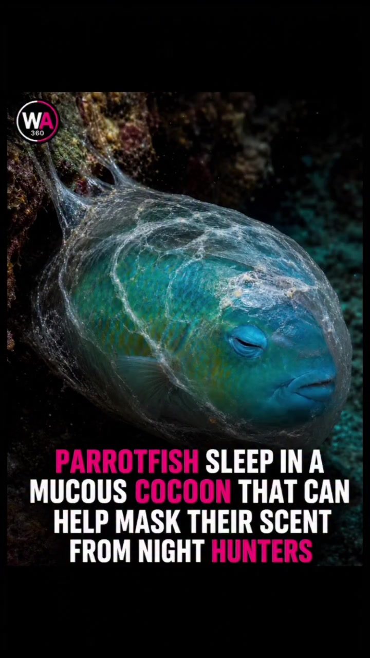 Parrotfish Secret: How Mucous Cocoons Avert Predators