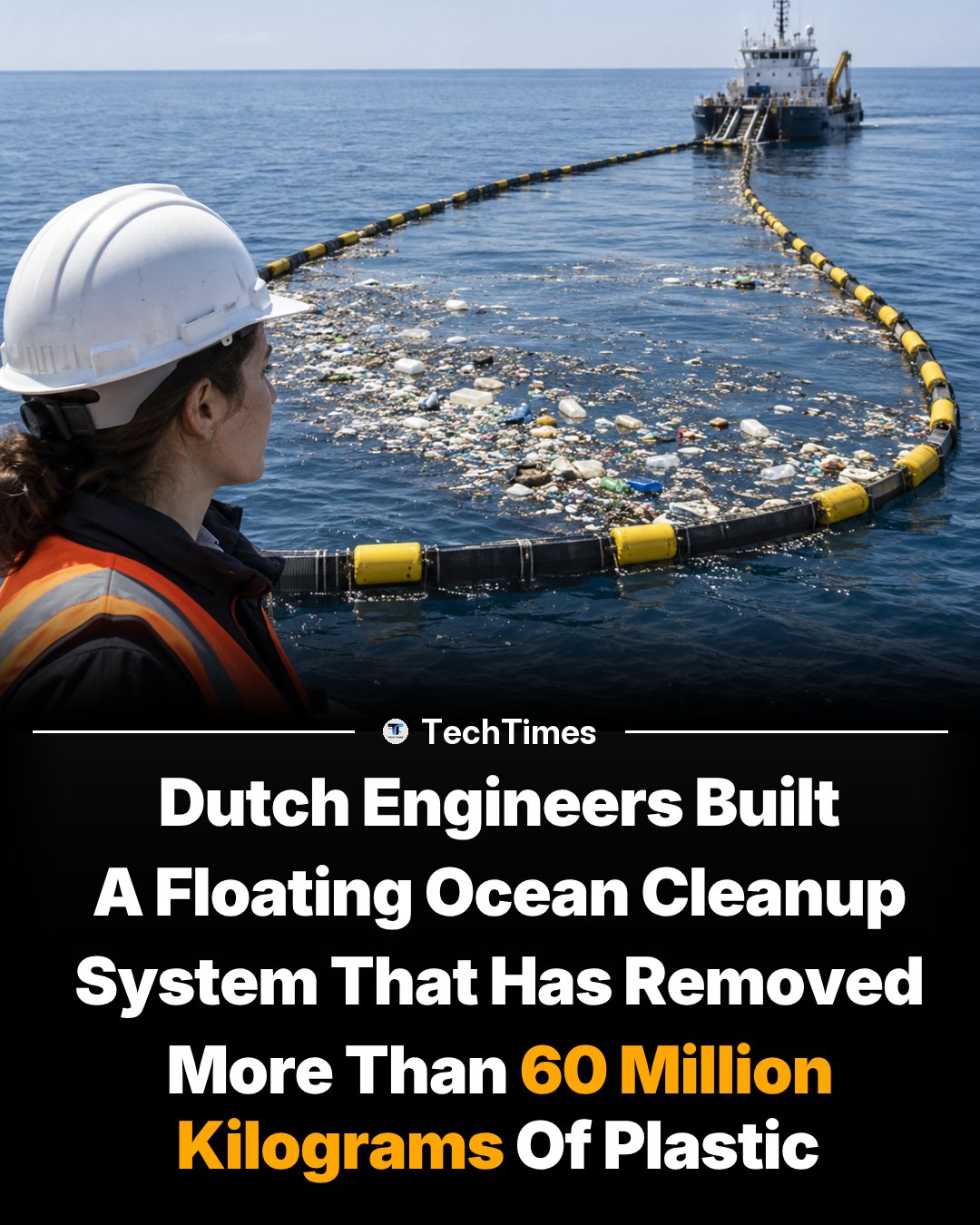 Dutch Engineers' Ocean Cleanup System Success