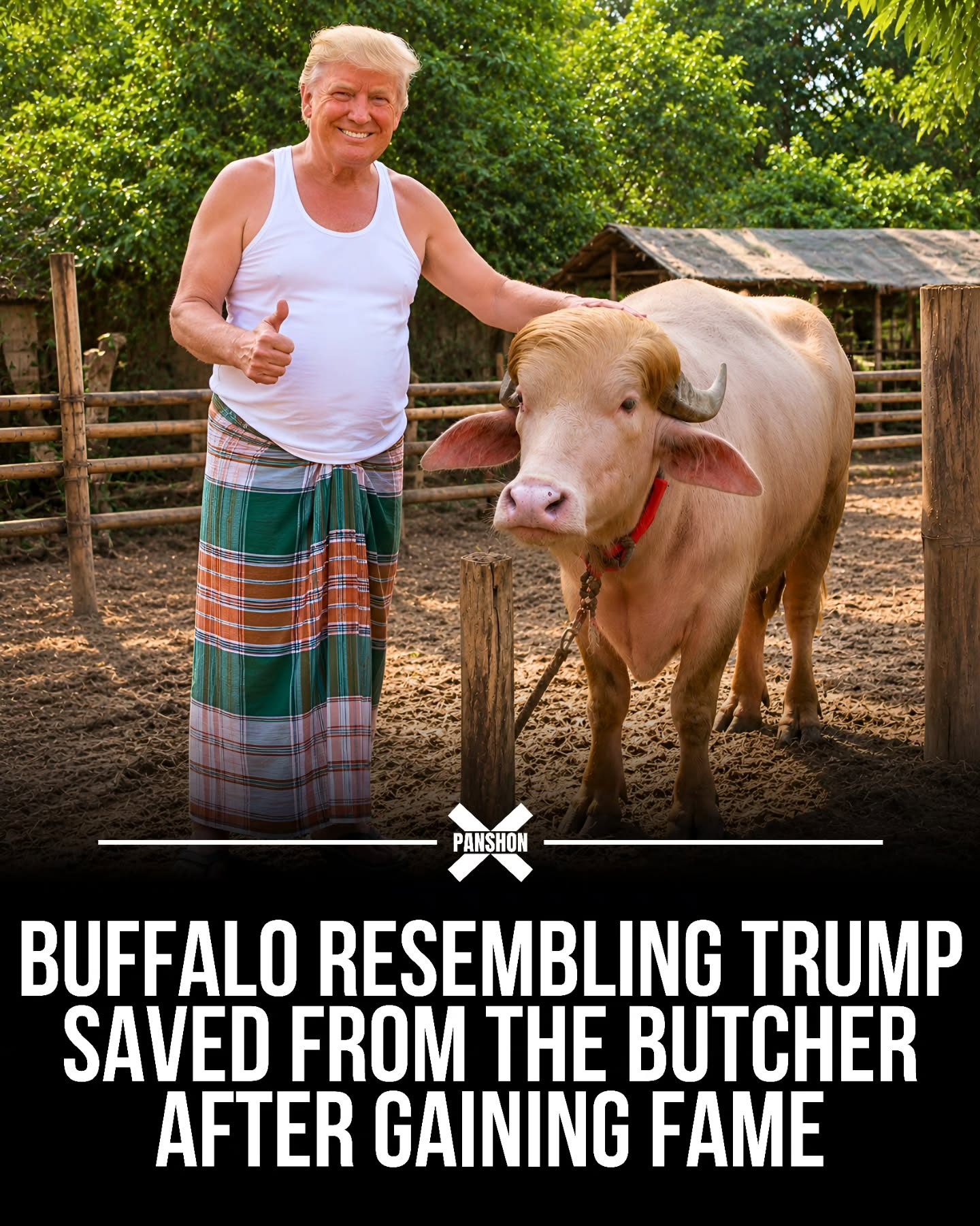 How a Bangladeshi Buffalo's Trump Resemblance Saved it from the Butcher